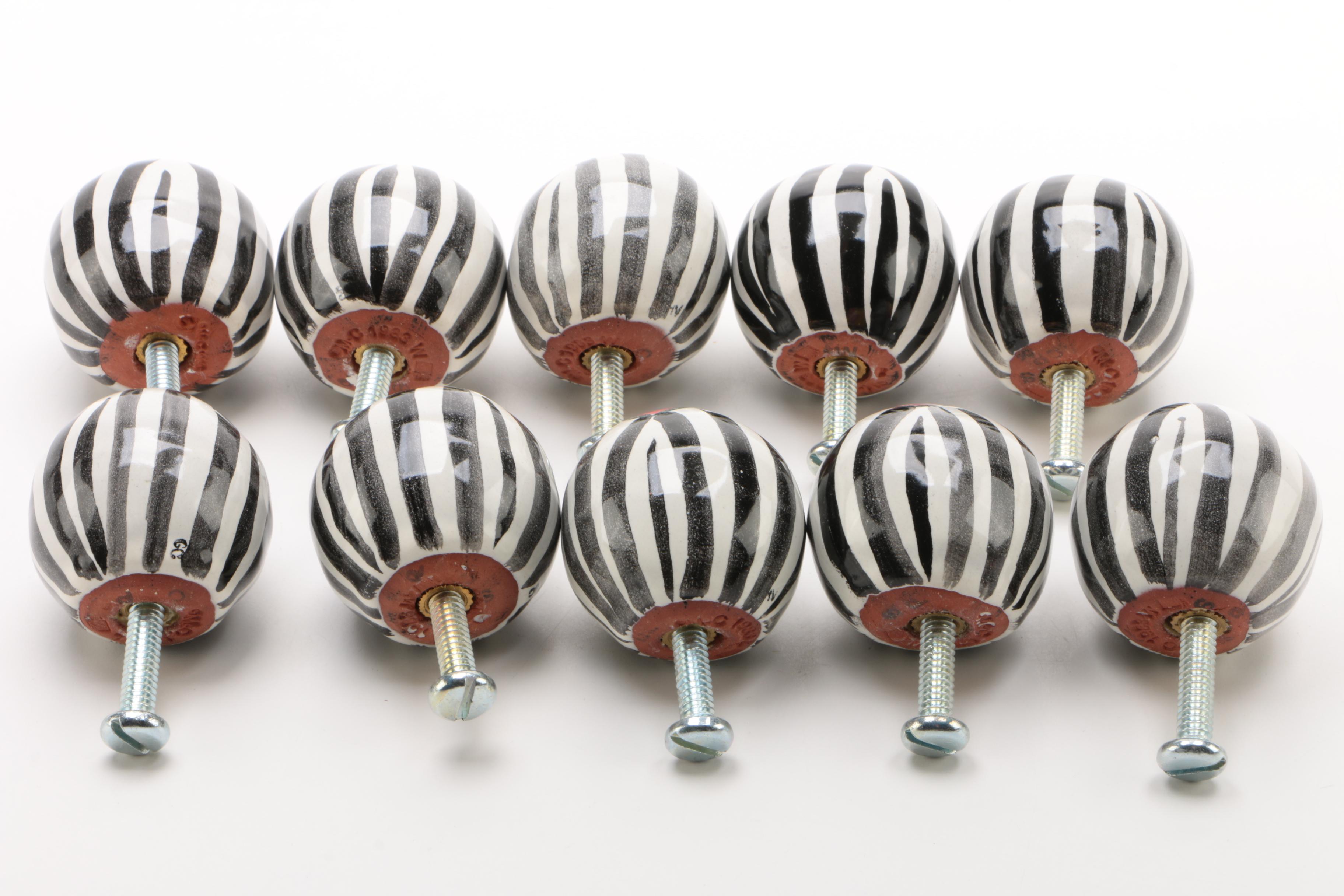 MacKenzie-Childs Ceramic Cabinet Knobs