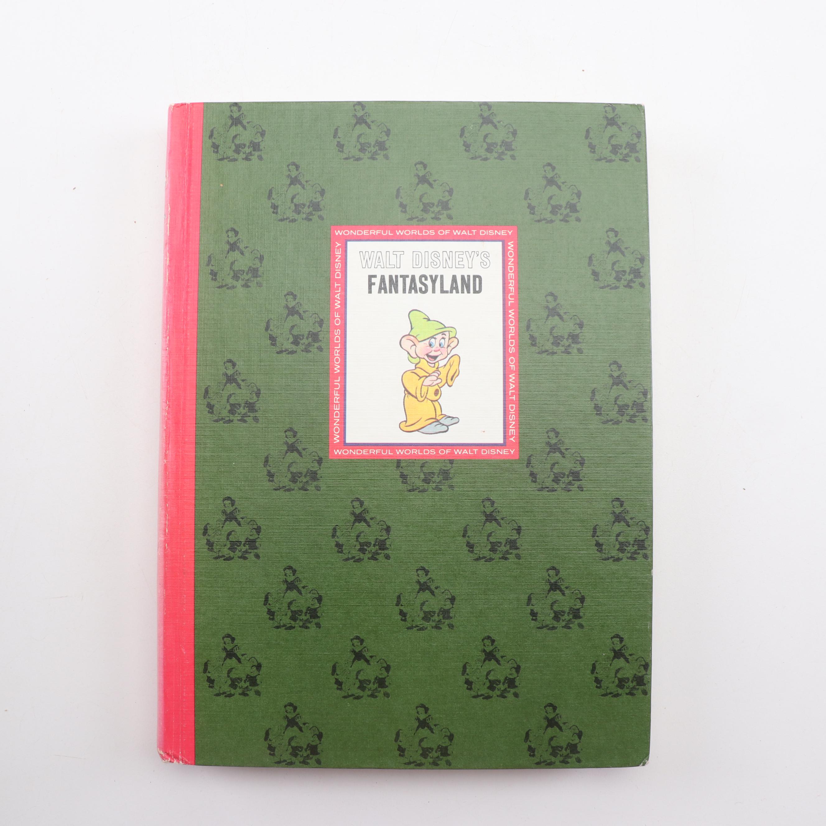 1963 "Wonderful Worlds of Walt Disney" Golden Press Book Set