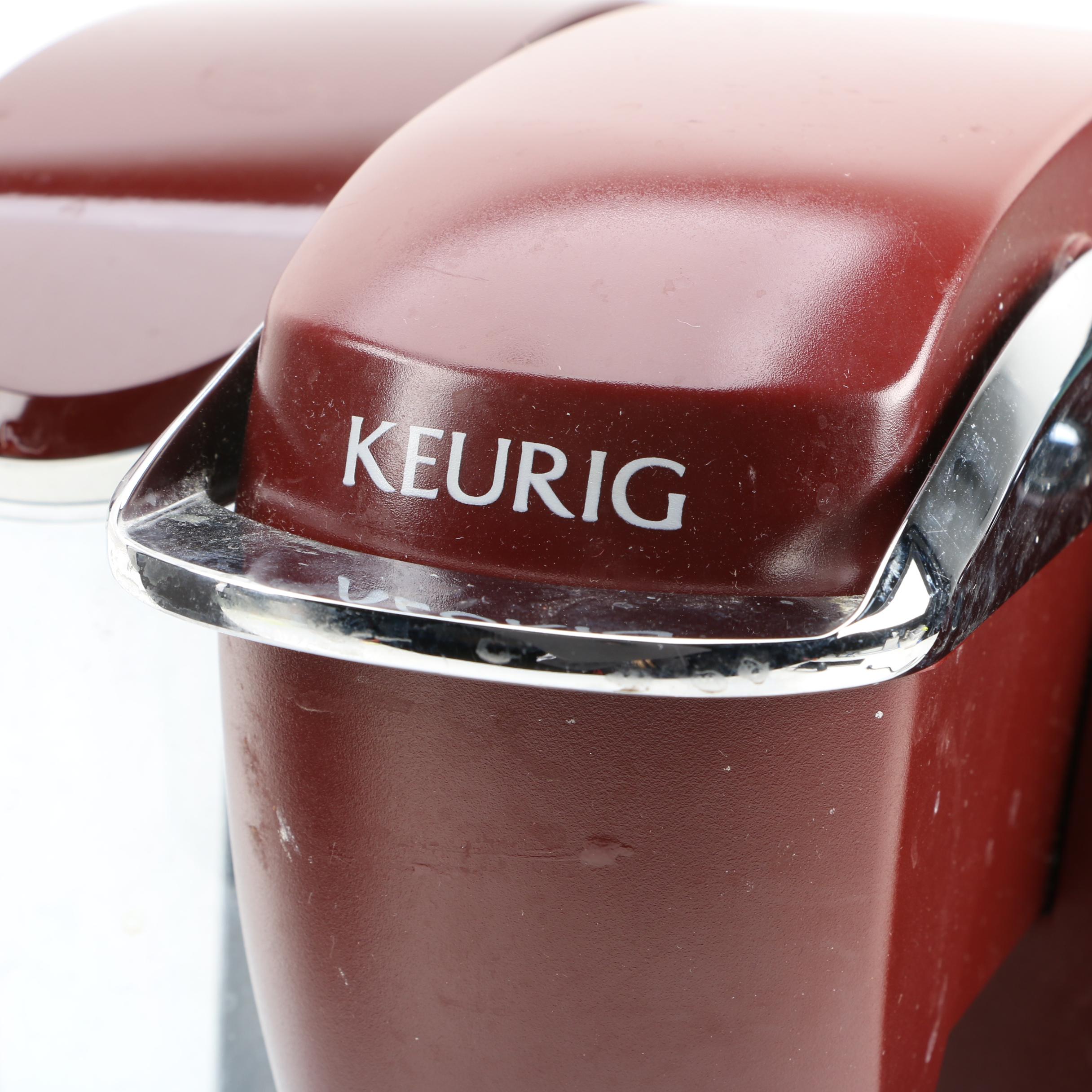 Keurig Platinum Gloss Cinnamon Single Cup Coffee Maker