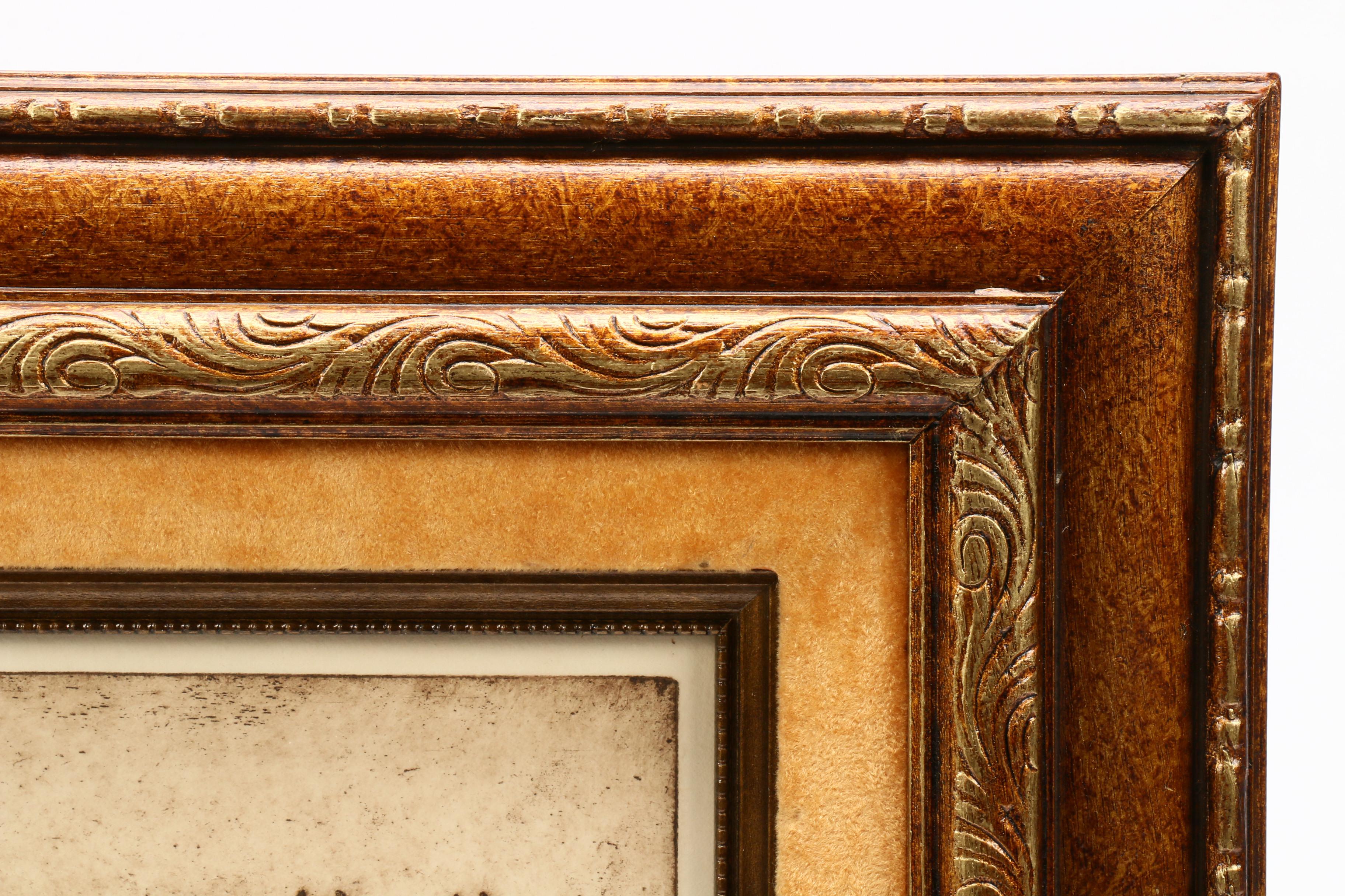 Mary Lehman Hand-Colored Etching "Freedom"