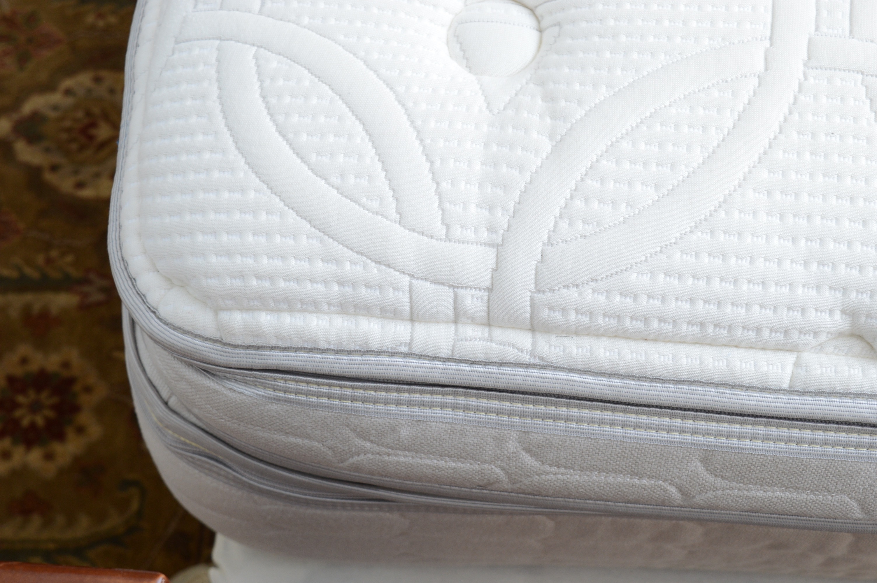 King Size Bed Frame with Sleep Number Mattress and Box Spring (Size King)