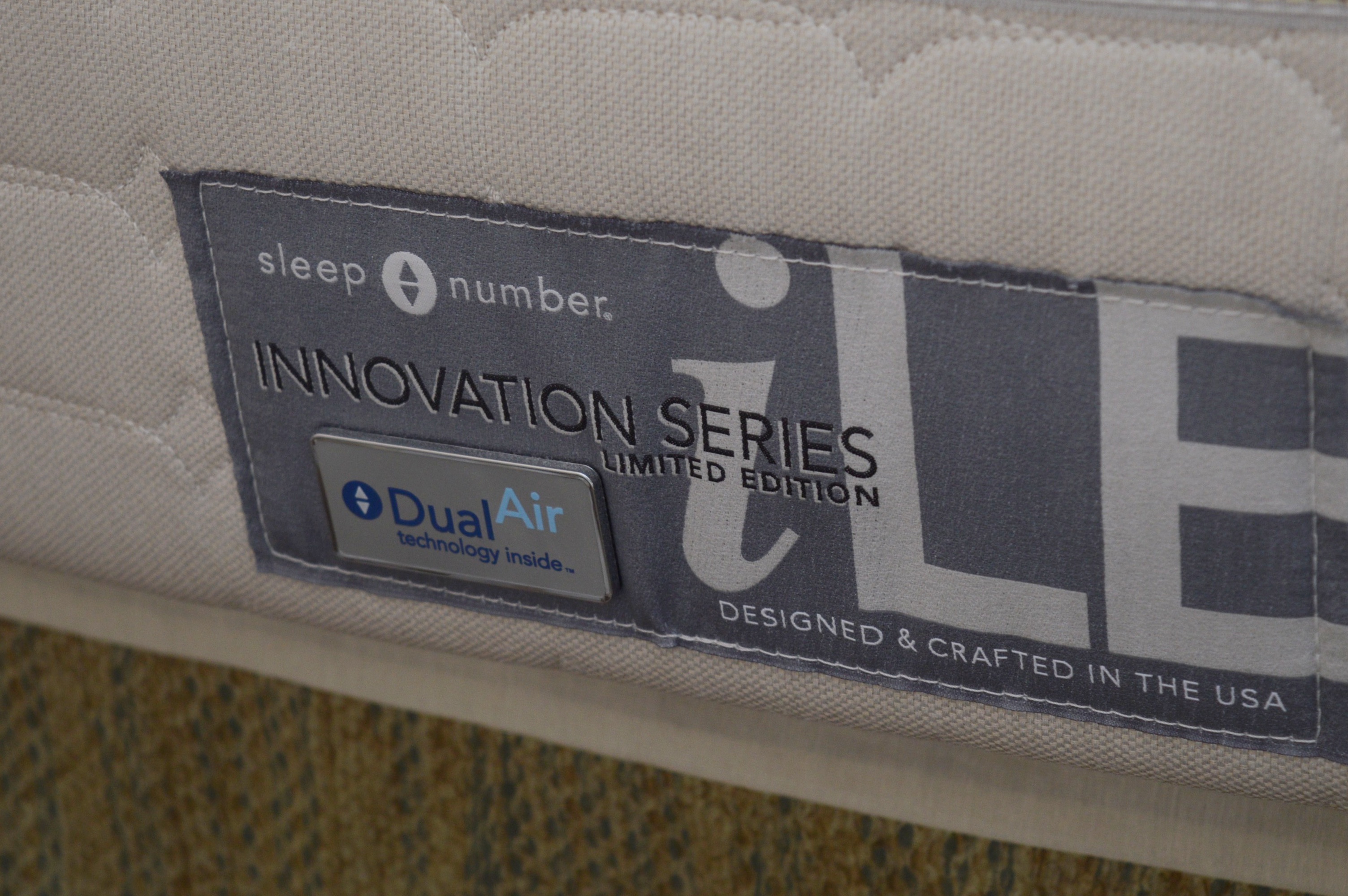 King Size Bed Frame with Sleep Number Mattress and Box Spring (Size King)