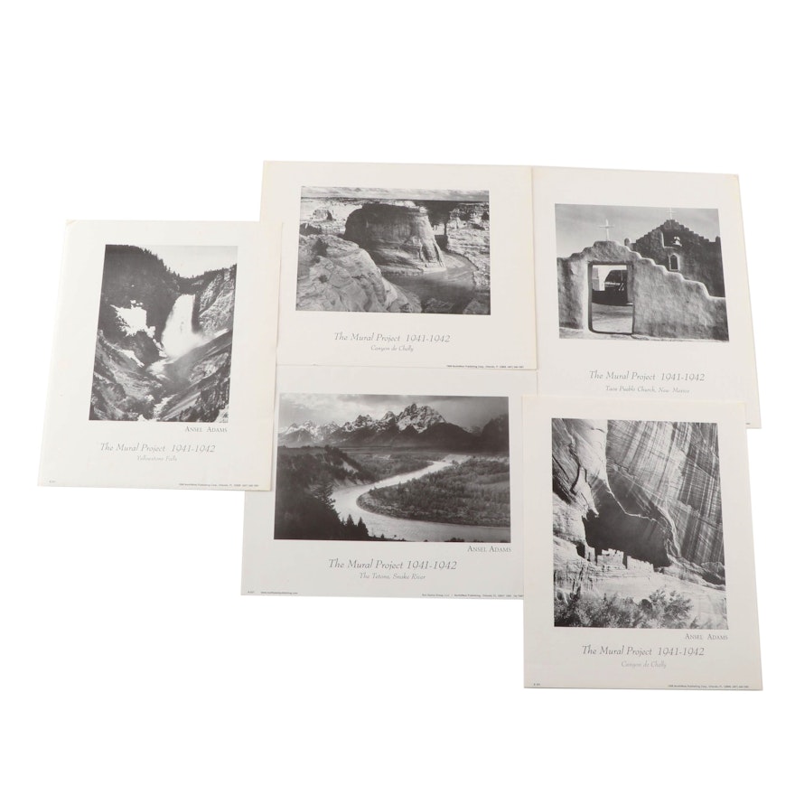 Offset Lithographs after Ansel Adams "Mural Project"