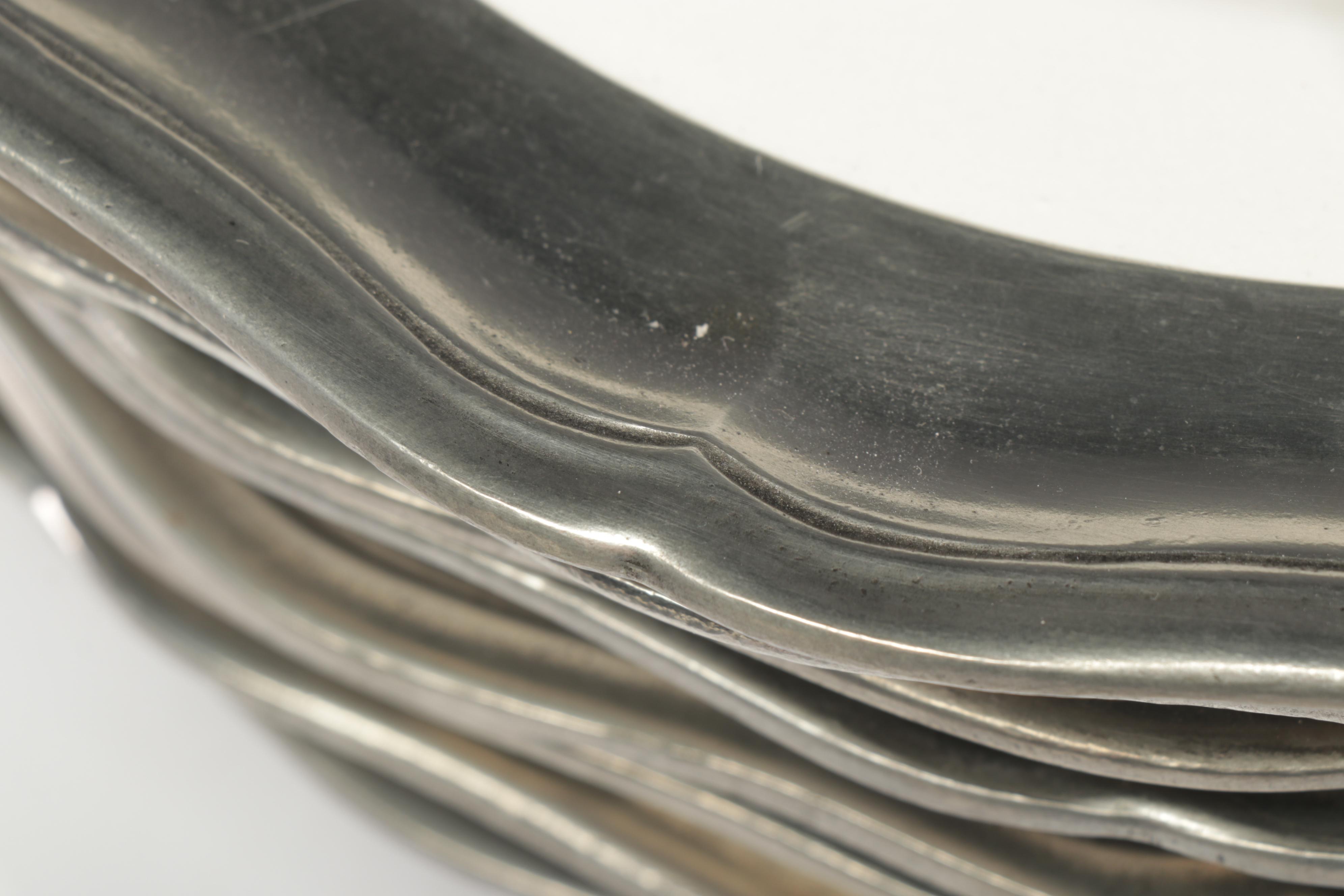 Arte Italica Dinnerware with Marinoni Pewter Rims