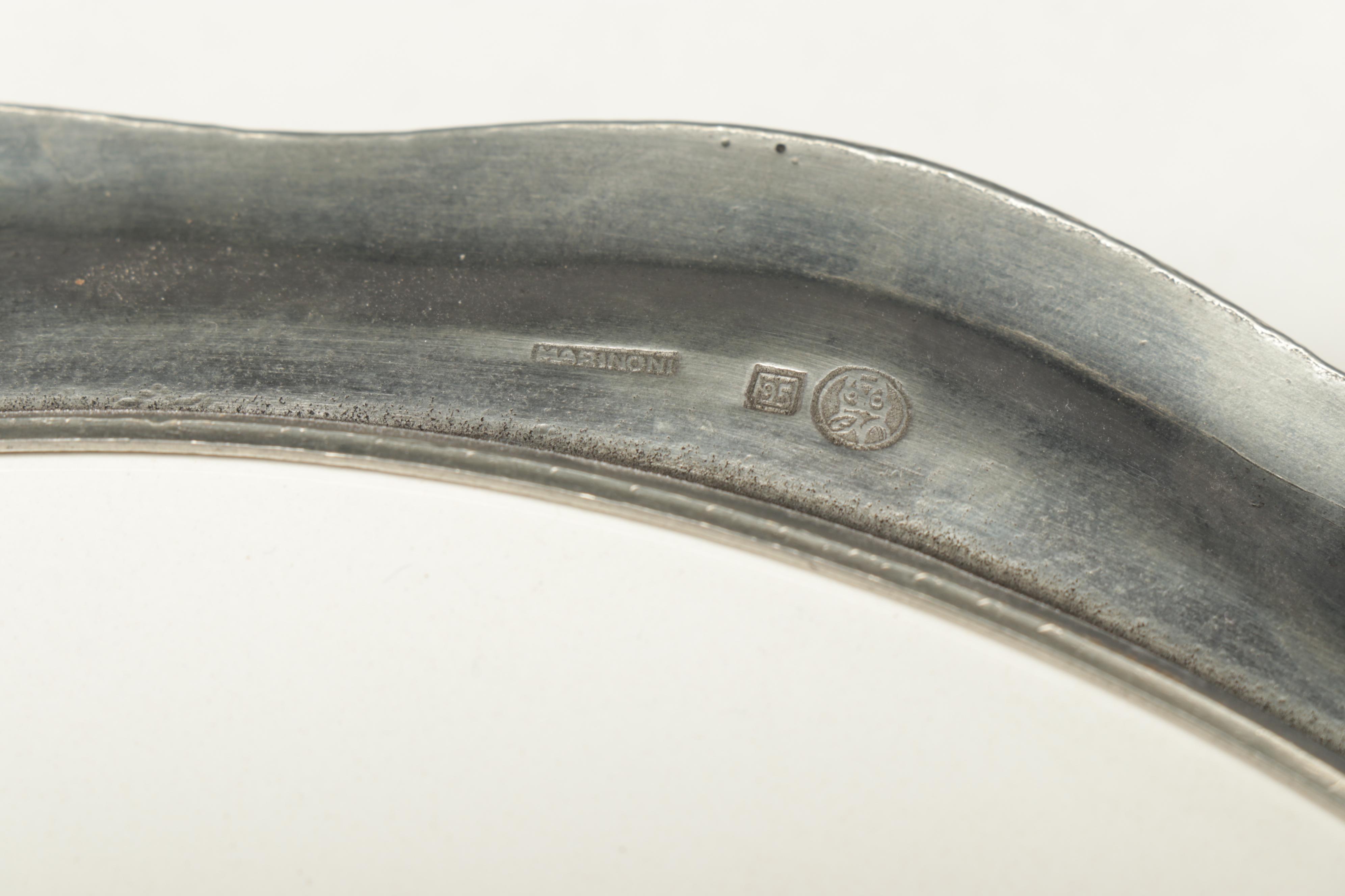 Arte Italica Dinnerware with Marinoni Pewter Rims