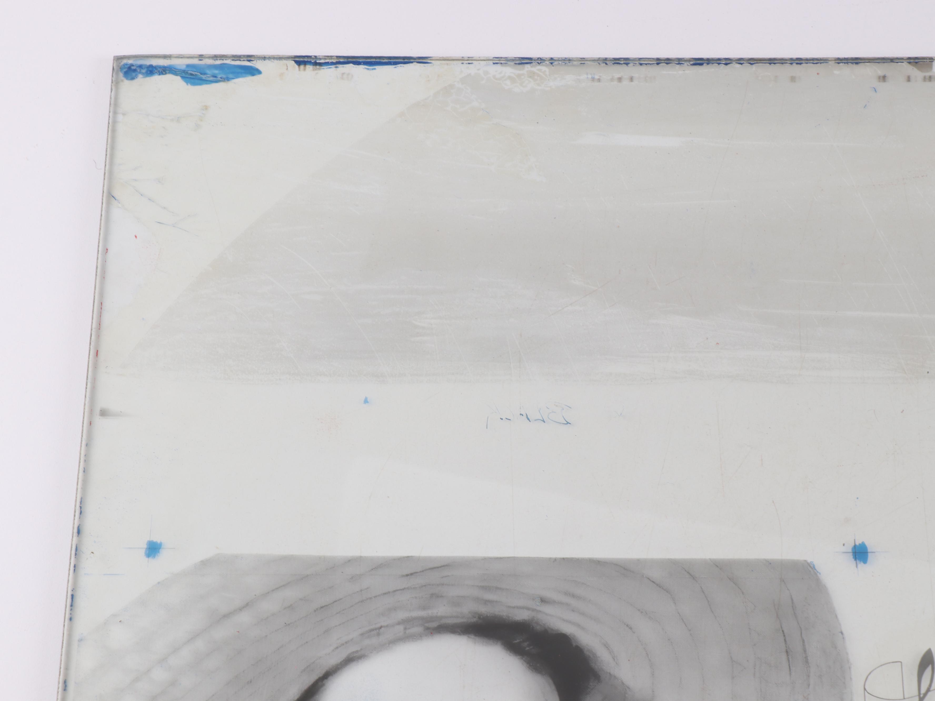 Narragansett Beer Advertising Glass Pane for Photo Reproduction, 1940s-1950s