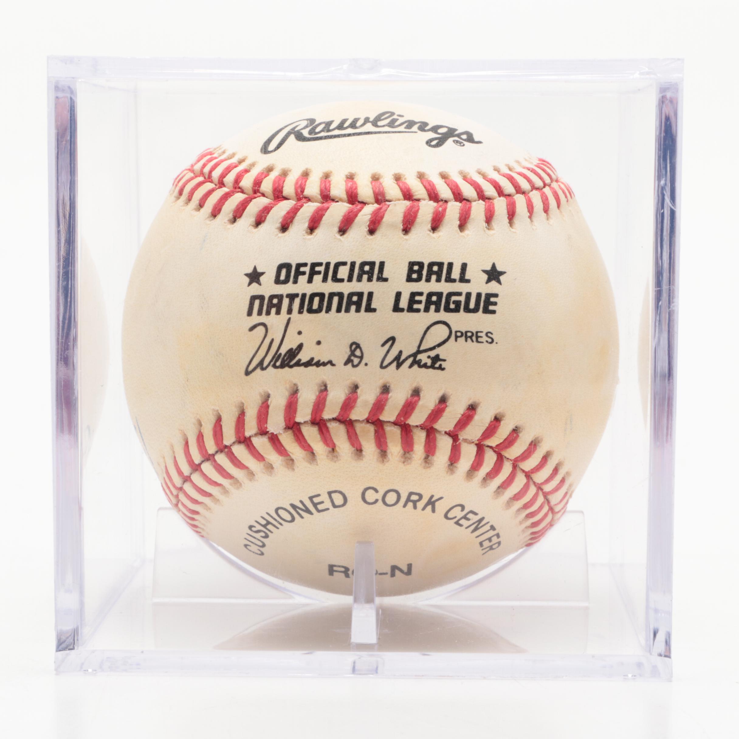 Sam Jethroe Signed and Inscribed National League Baseball