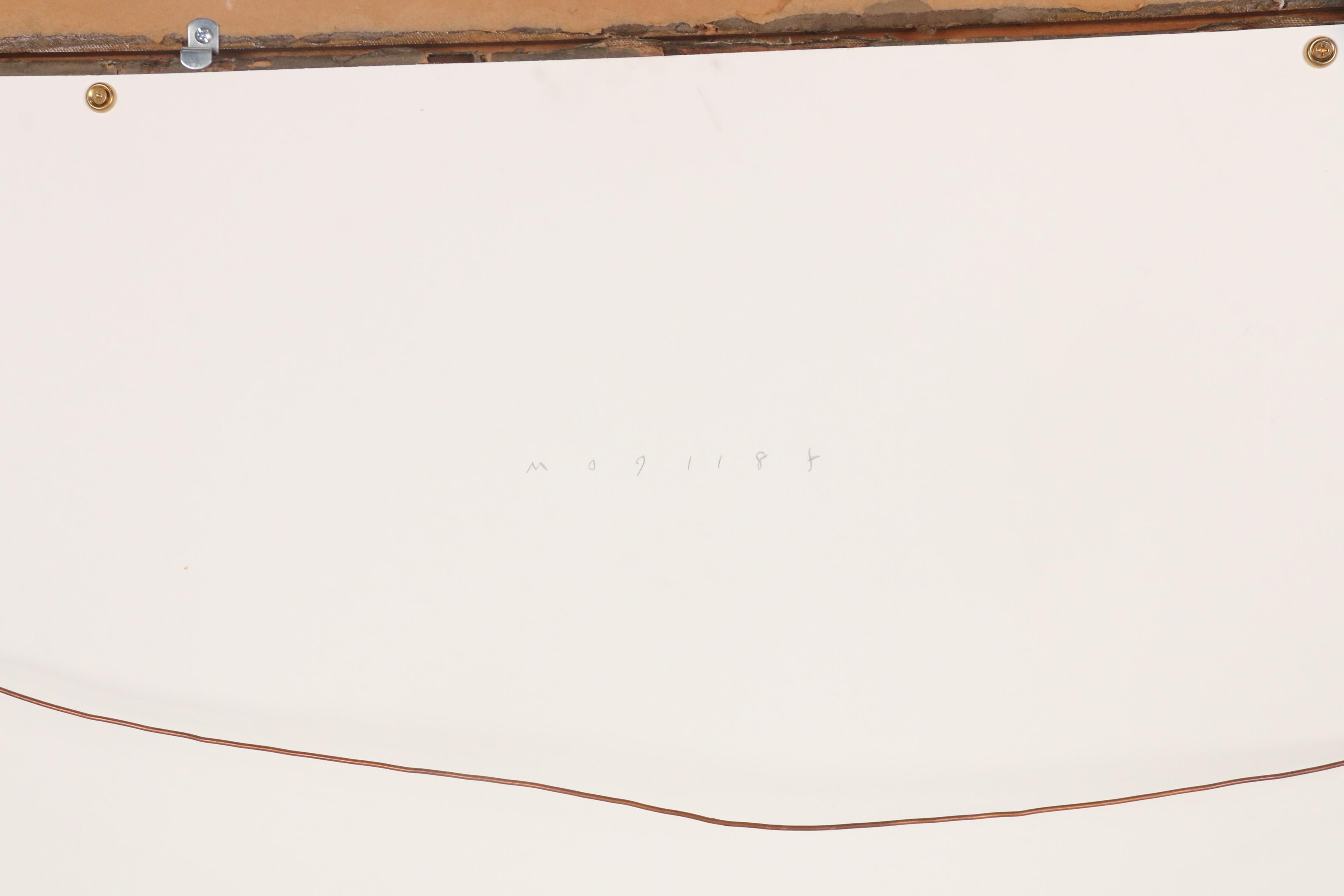 1870 Tonalist Oil Painting of Nocturnal Landscape