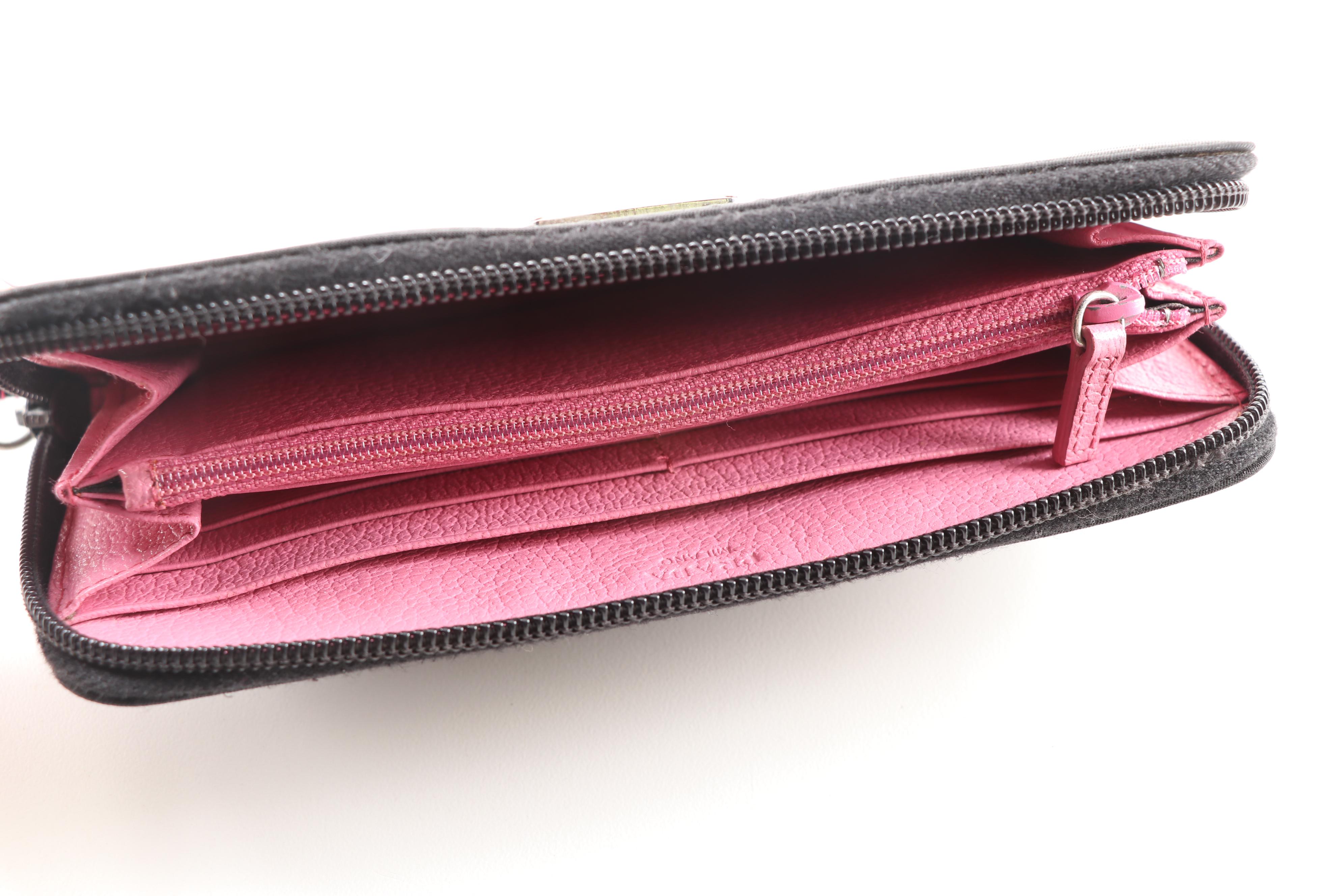 Prada Leather and Nylon Zip-Around Wallets