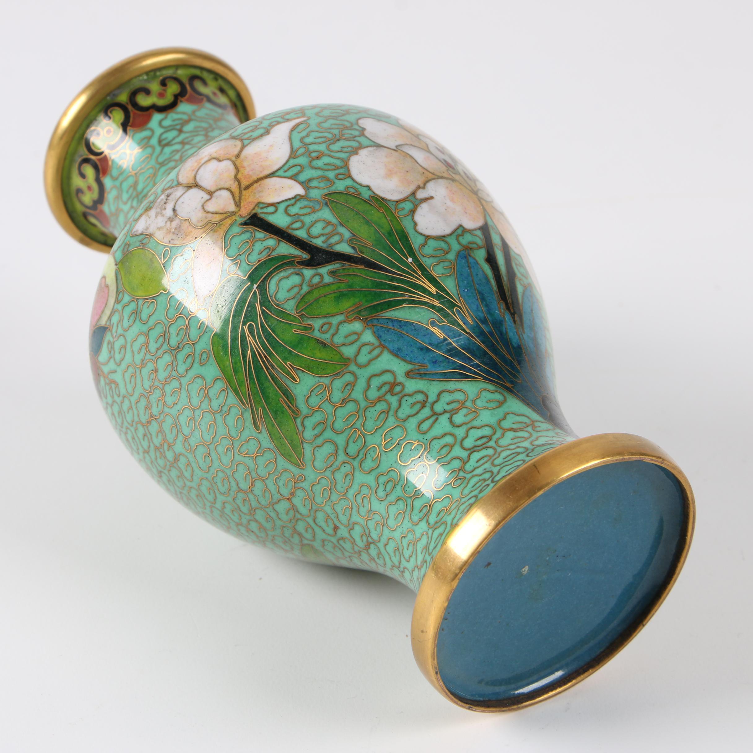 Chinese Cloisonné Bud Vase