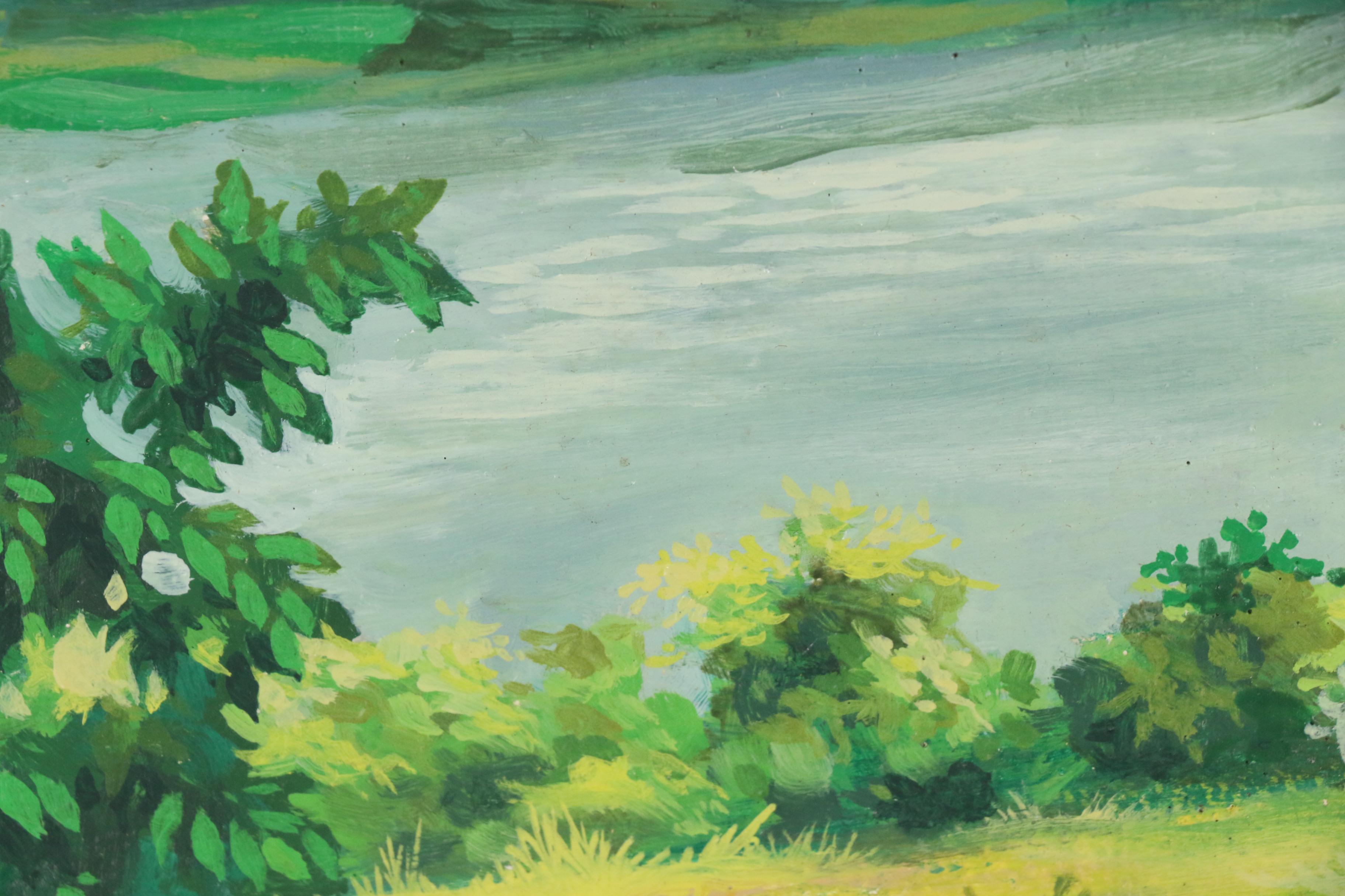 Frank Trapp Landscape Acrylic Painting