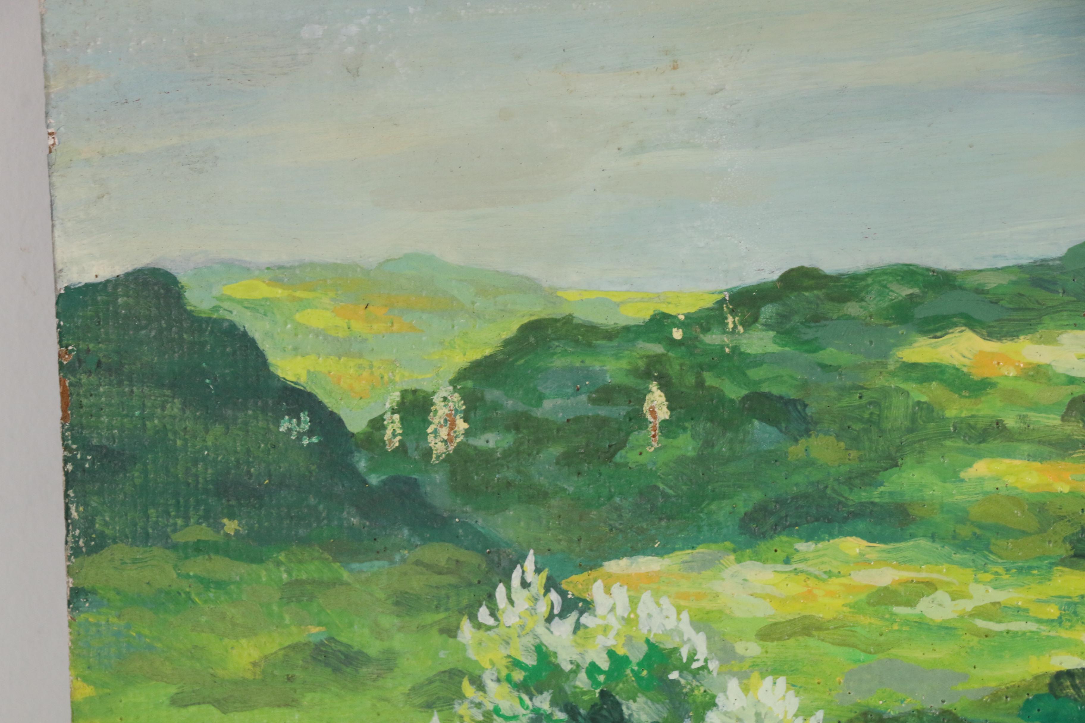 Frank Trapp Landscape Acrylic Painting