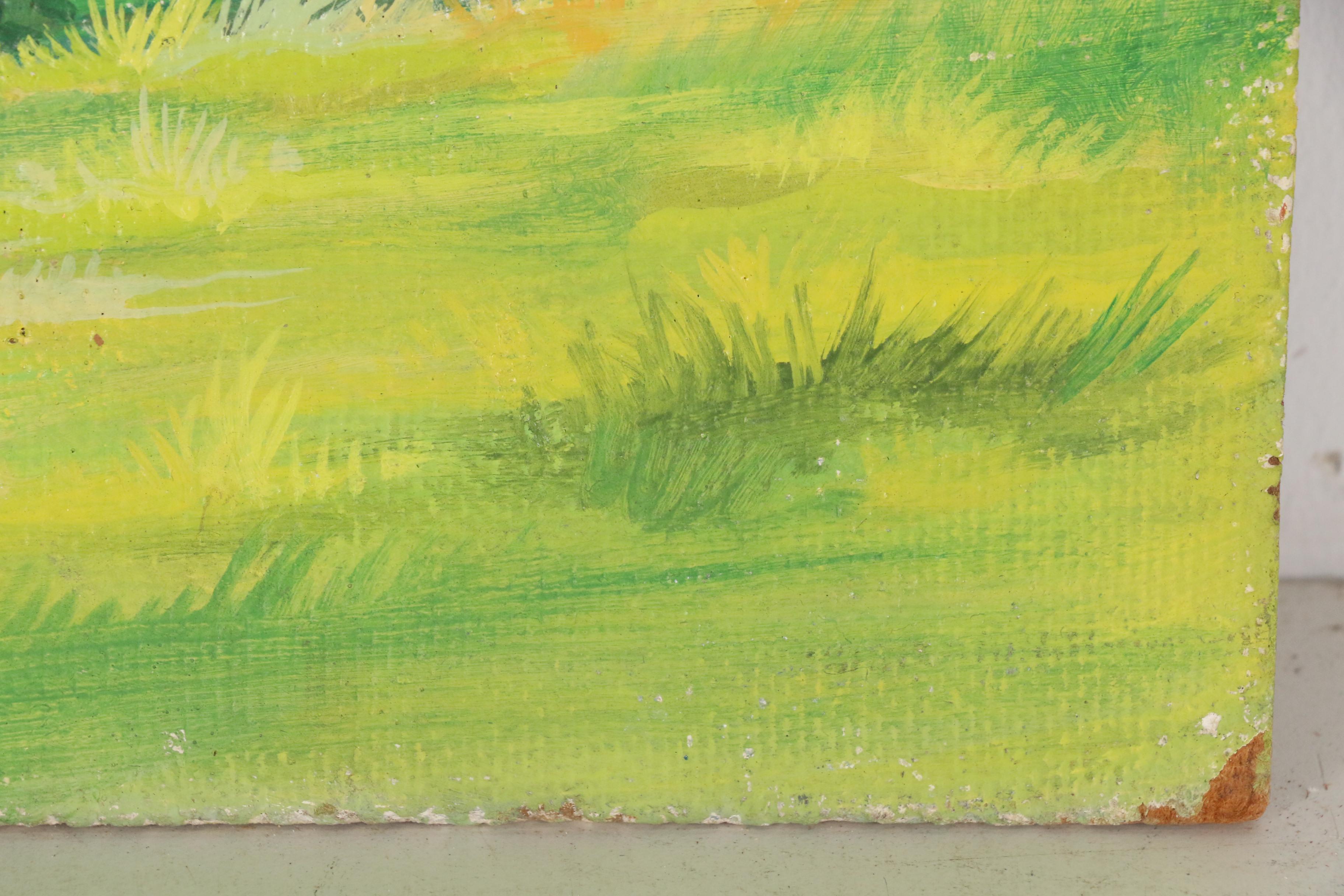 Frank Trapp Landscape Acrylic Painting