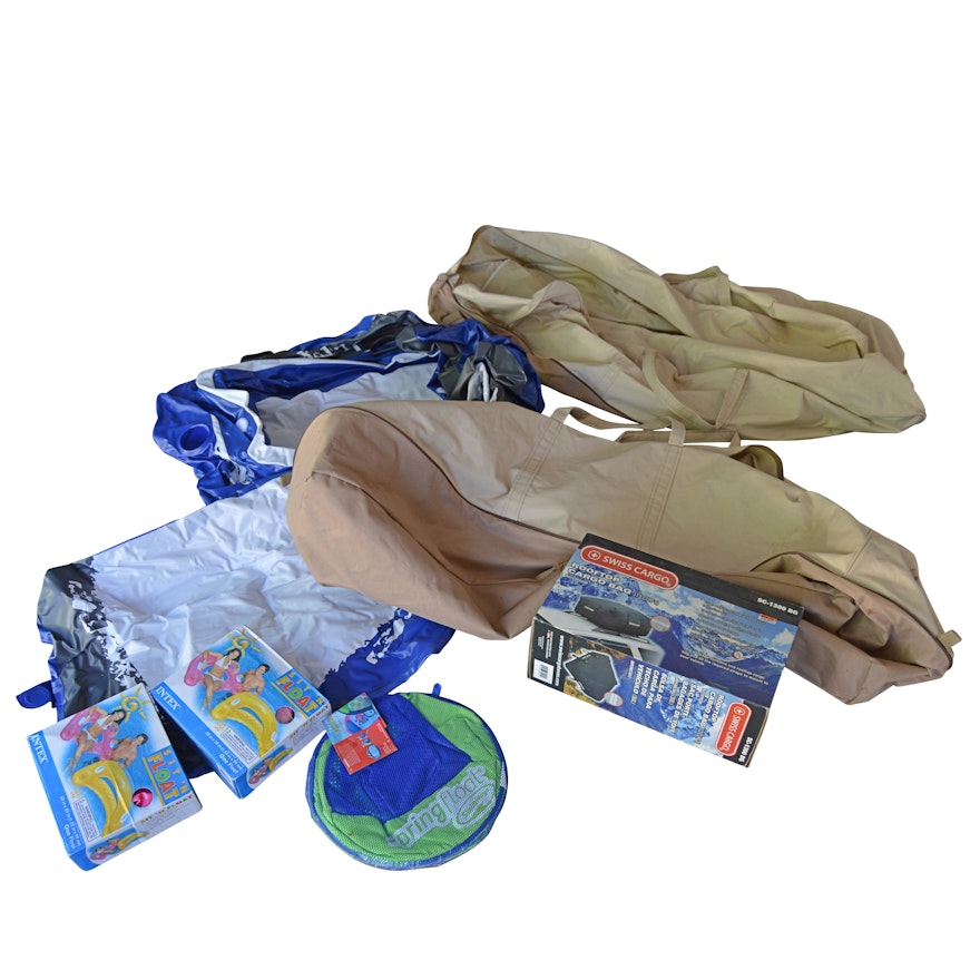 Canvas Storage Bags, Water Floats, Inflatable Rafts, Car Cargo Bag