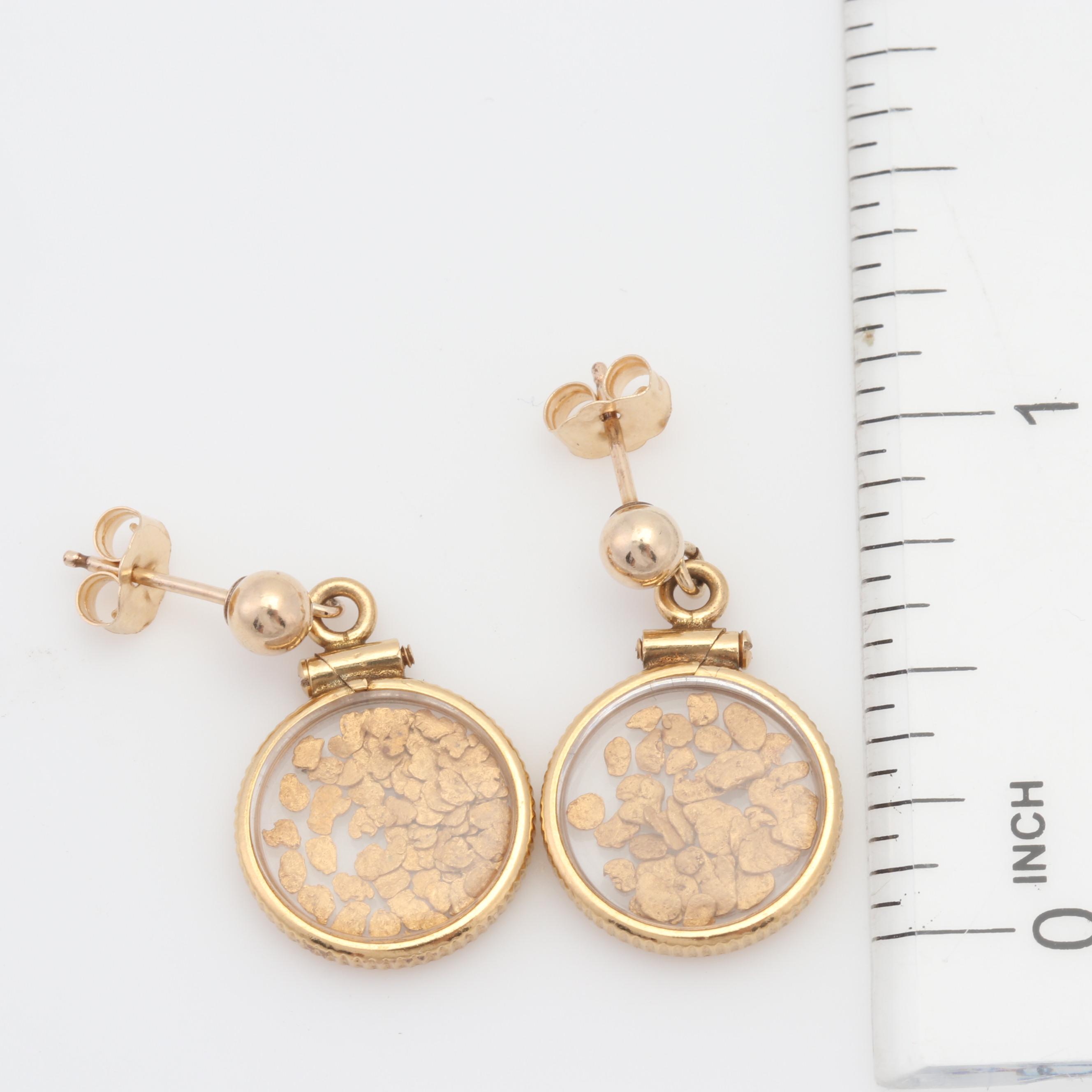14K Gold-Filled Dangle Earrings