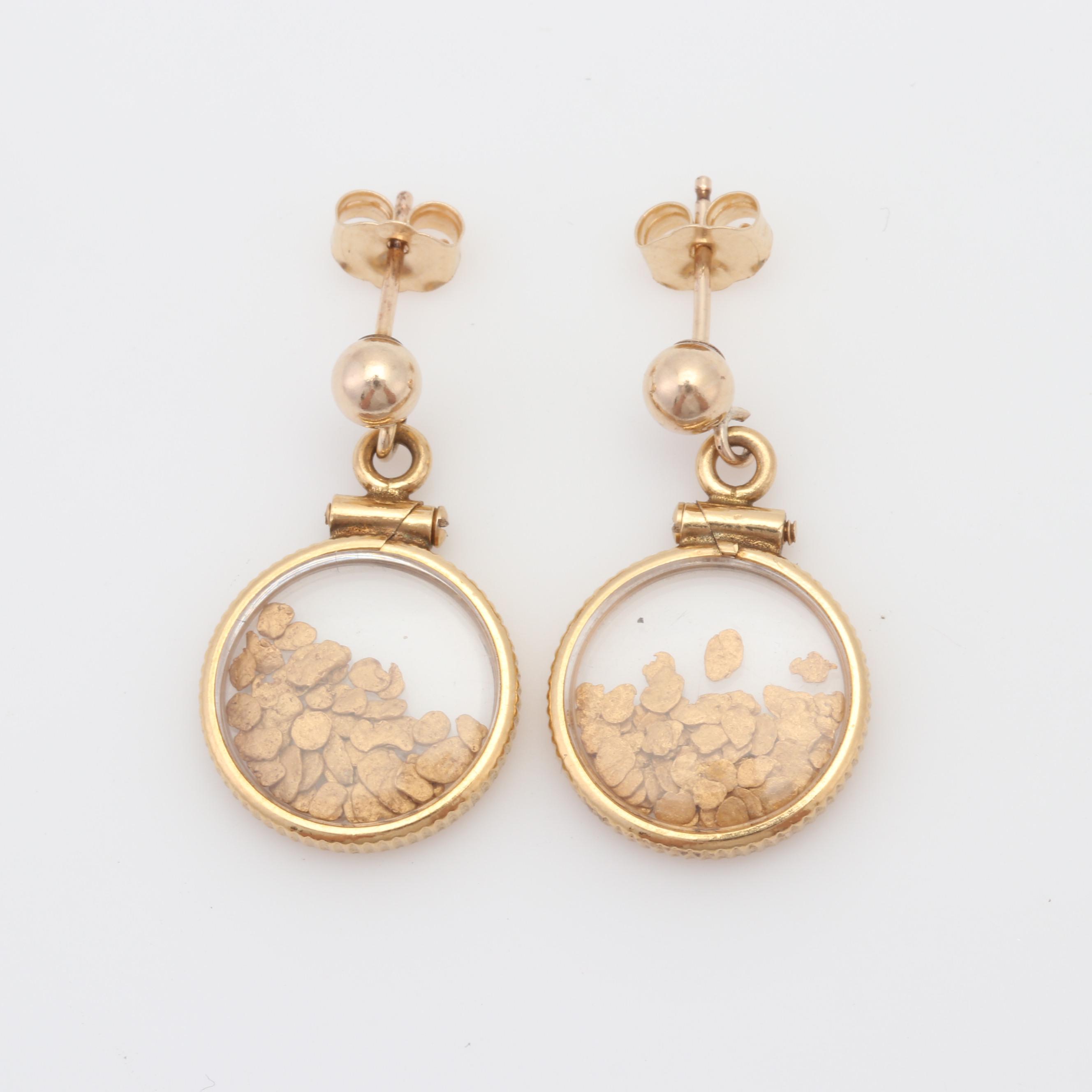 14K Gold-Filled Dangle Earrings