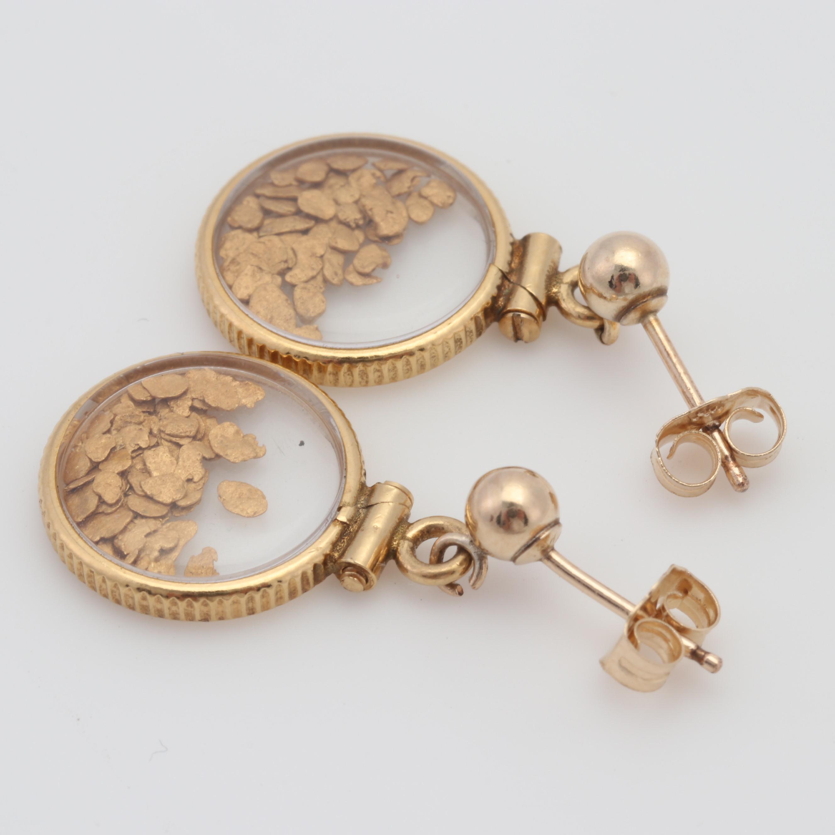 14K Gold-Filled Dangle Earrings