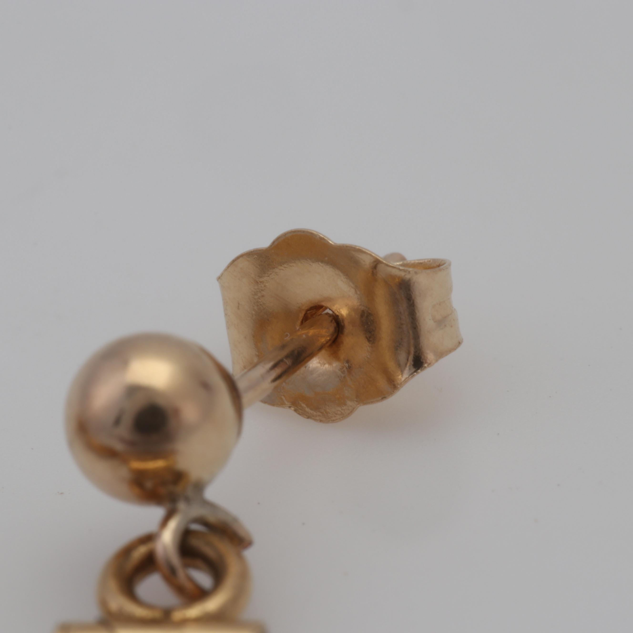 14K Gold-Filled Dangle Earrings