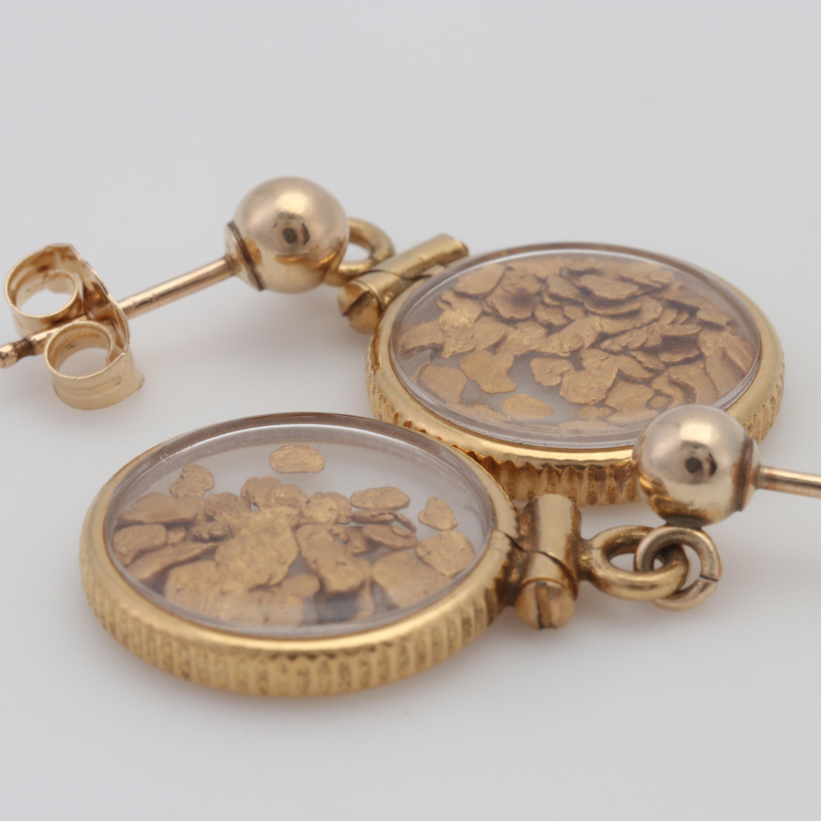 14K Gold-Filled Dangle Earrings