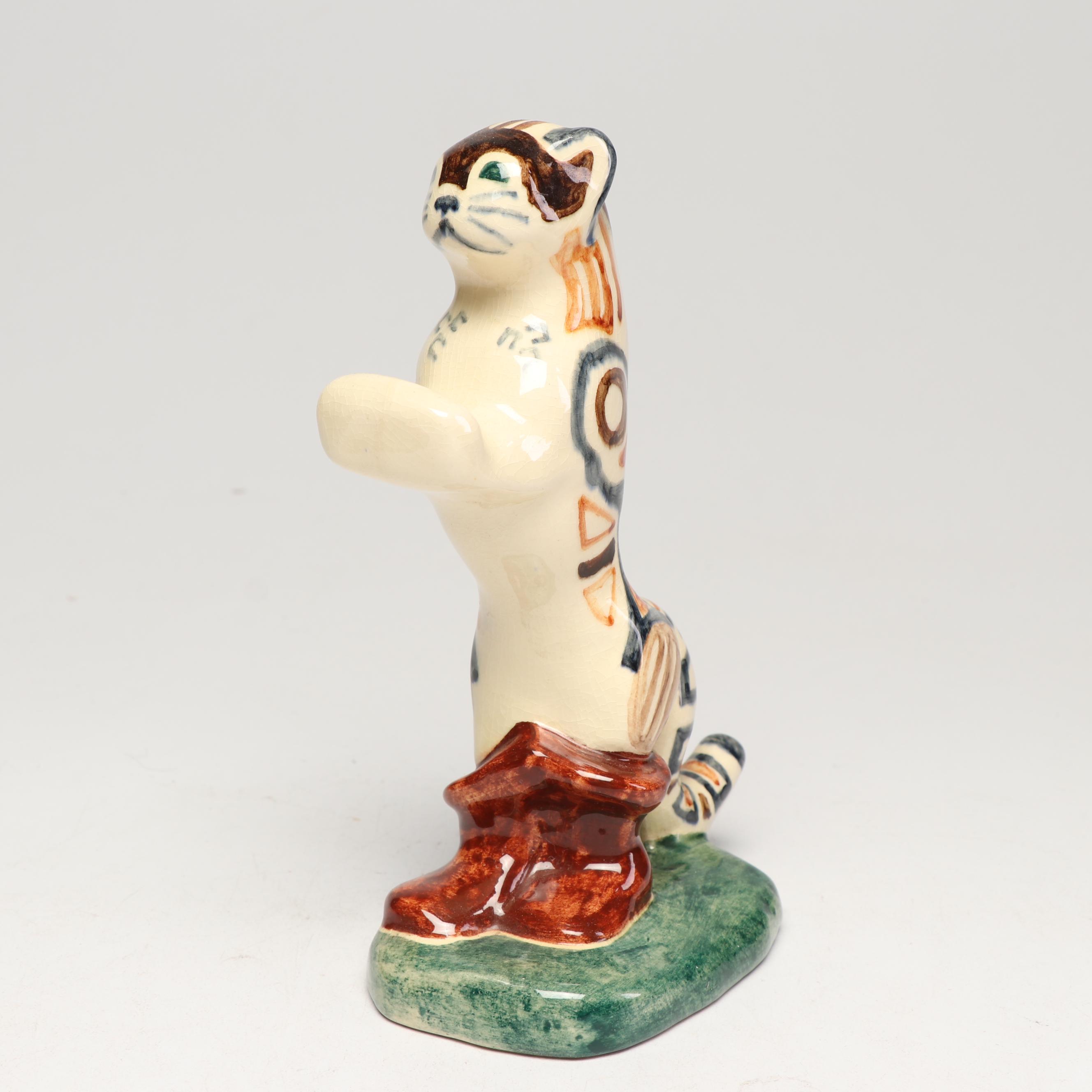 ShearWater Pottery "Pied Piper" and "Puss in Boots" and Other Figurines, 1990s