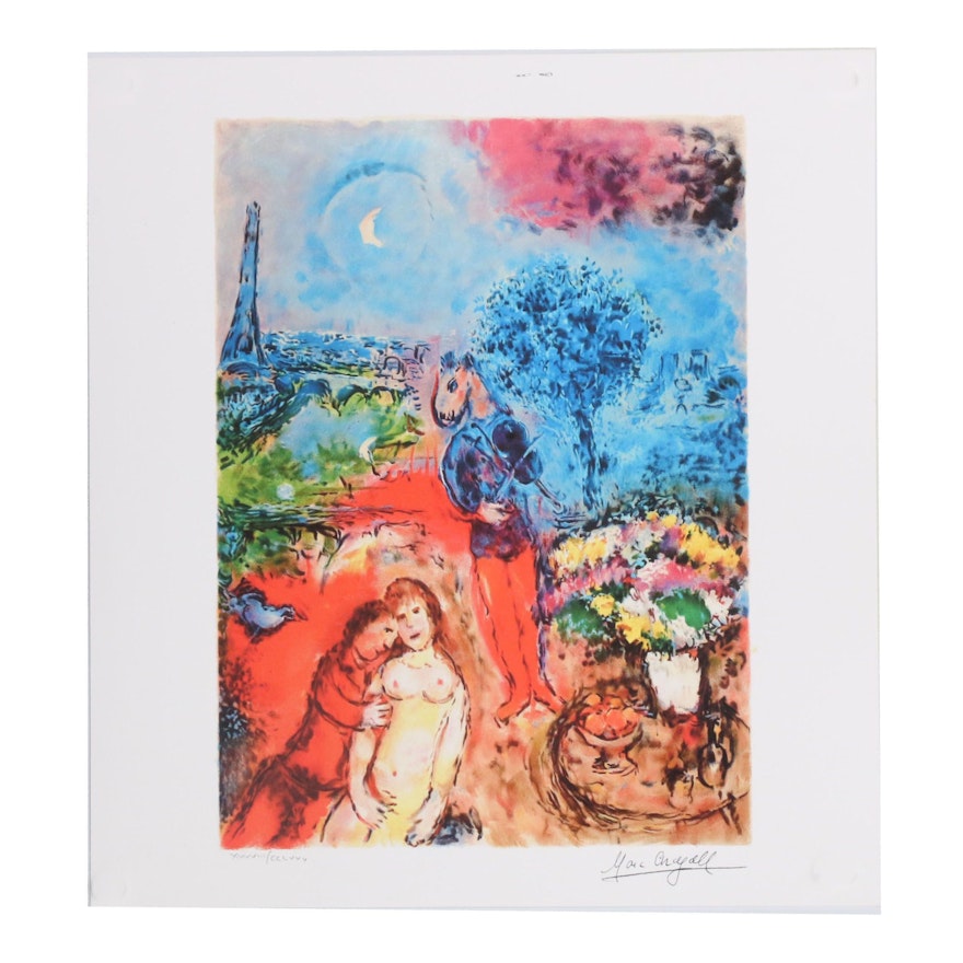 Giclée after Marc Chagall "Serenade"