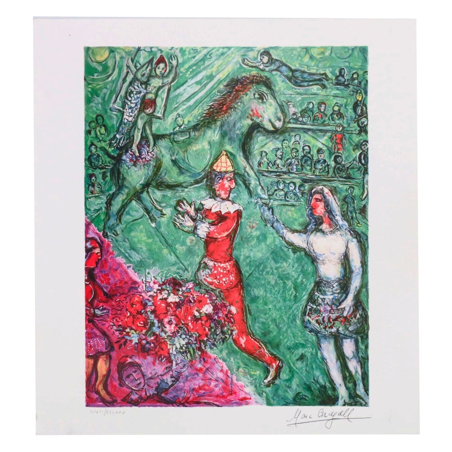 Gicleé after Marc Chagall "Le Cirque Verte"