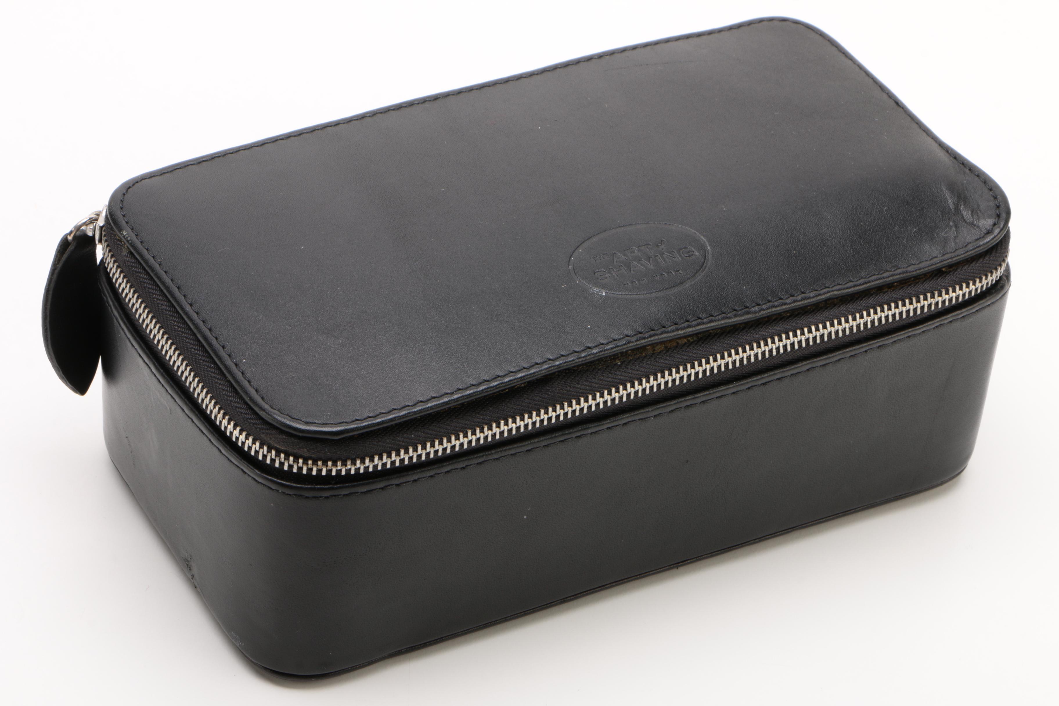 Gillette Razor Handle with Blades and other Straight Razors, 1990s