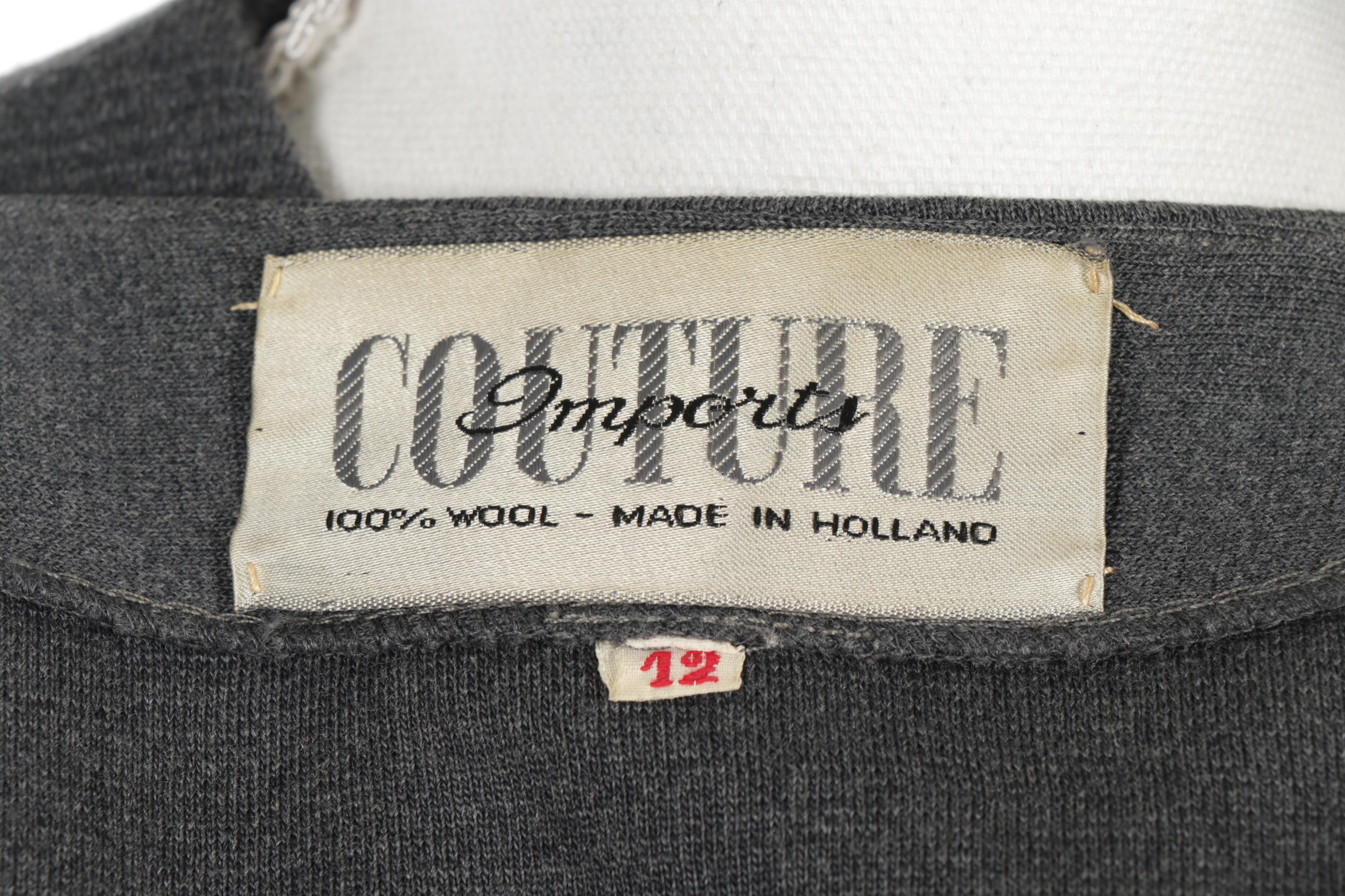 Wool Separates Including Couture Imports and Barbara Lee with Beading, 1960s