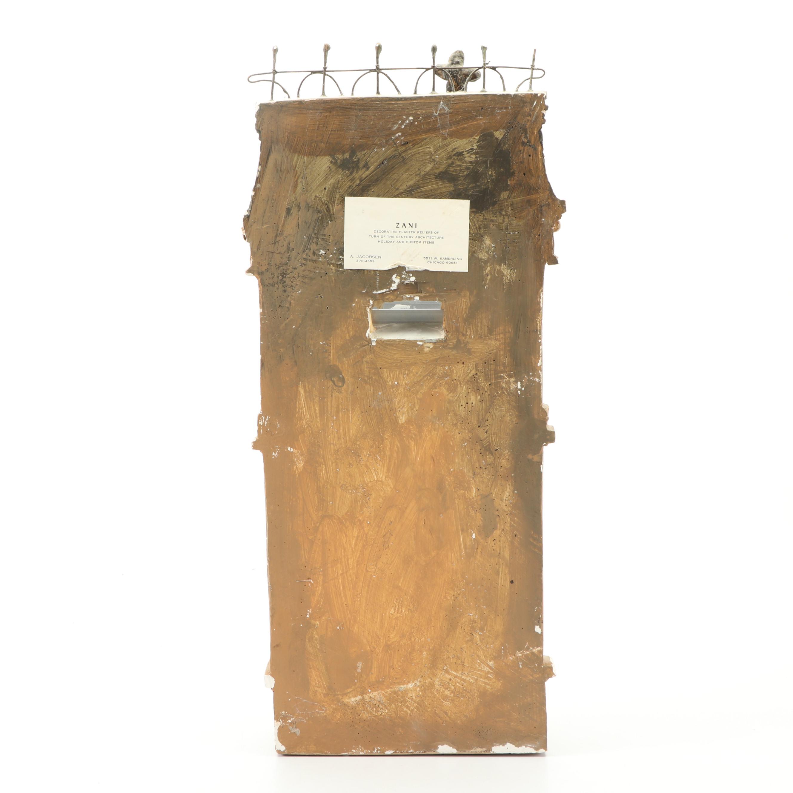 Zani Jacobsen Plaster Victorian House Sculpture