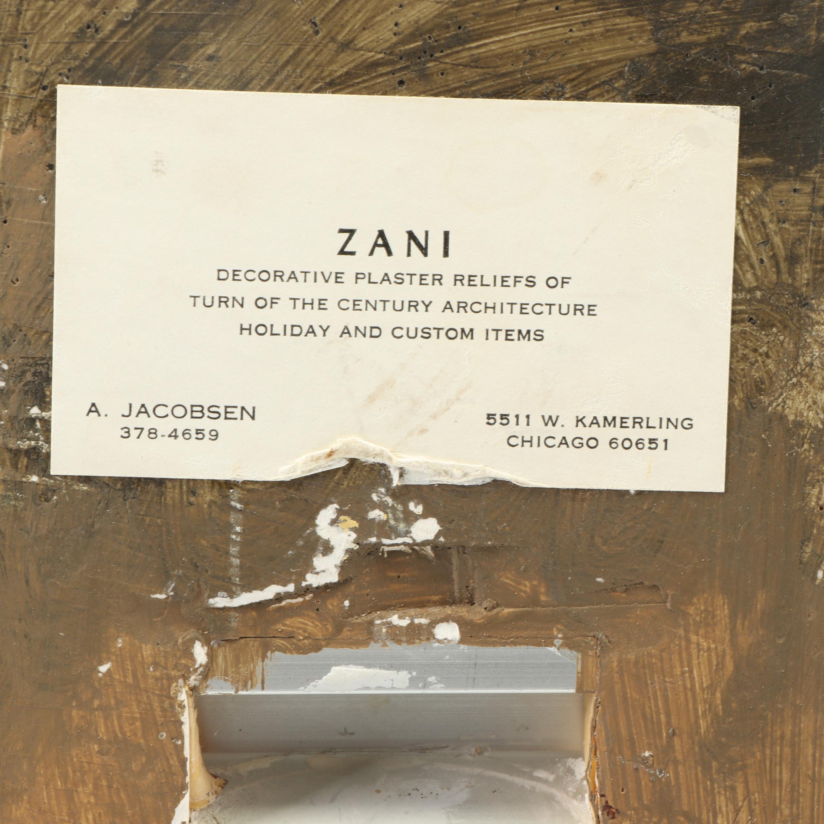 Zani Jacobsen Plaster Victorian House Sculpture