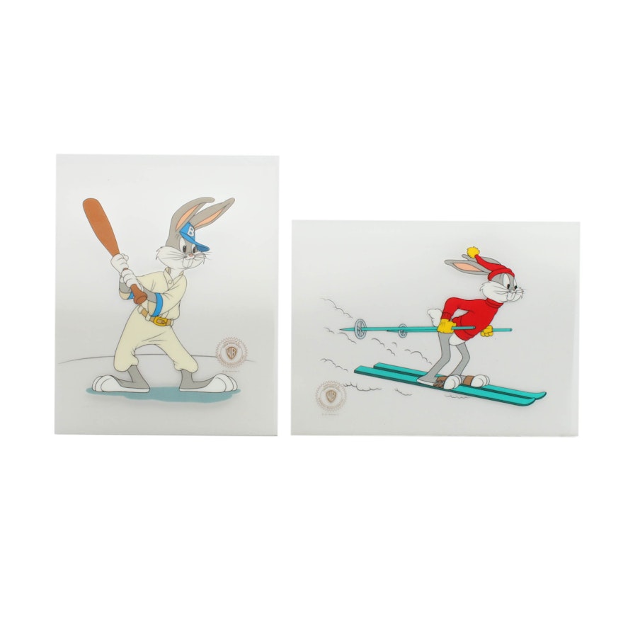 McKimson Productions Limited Edition Sericel "Snowshoe Bugs" and "Baseball Bugs"