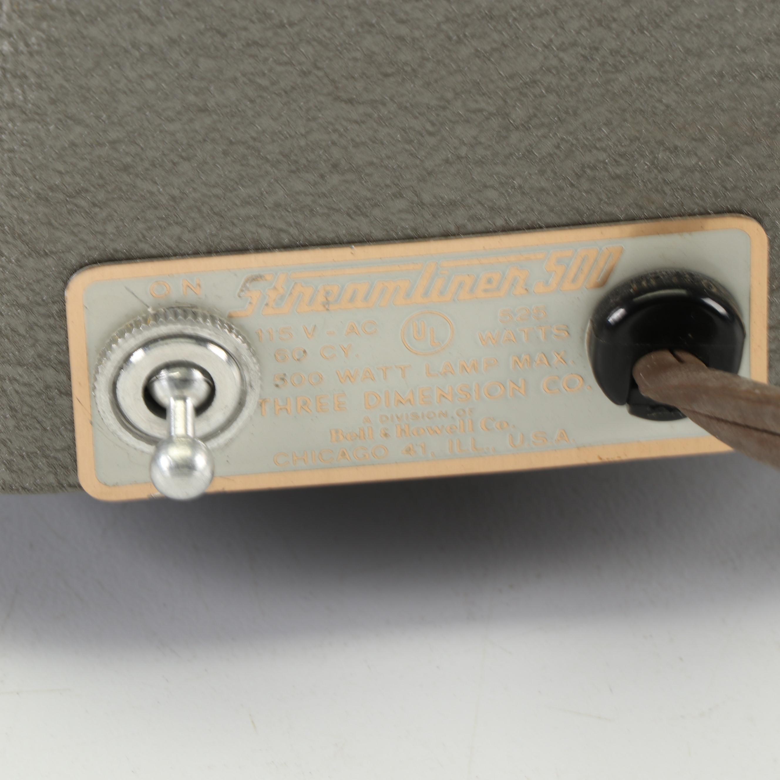 Mid-Century TDC Vivid Slide Projector with Kodak Stereo Transparencies