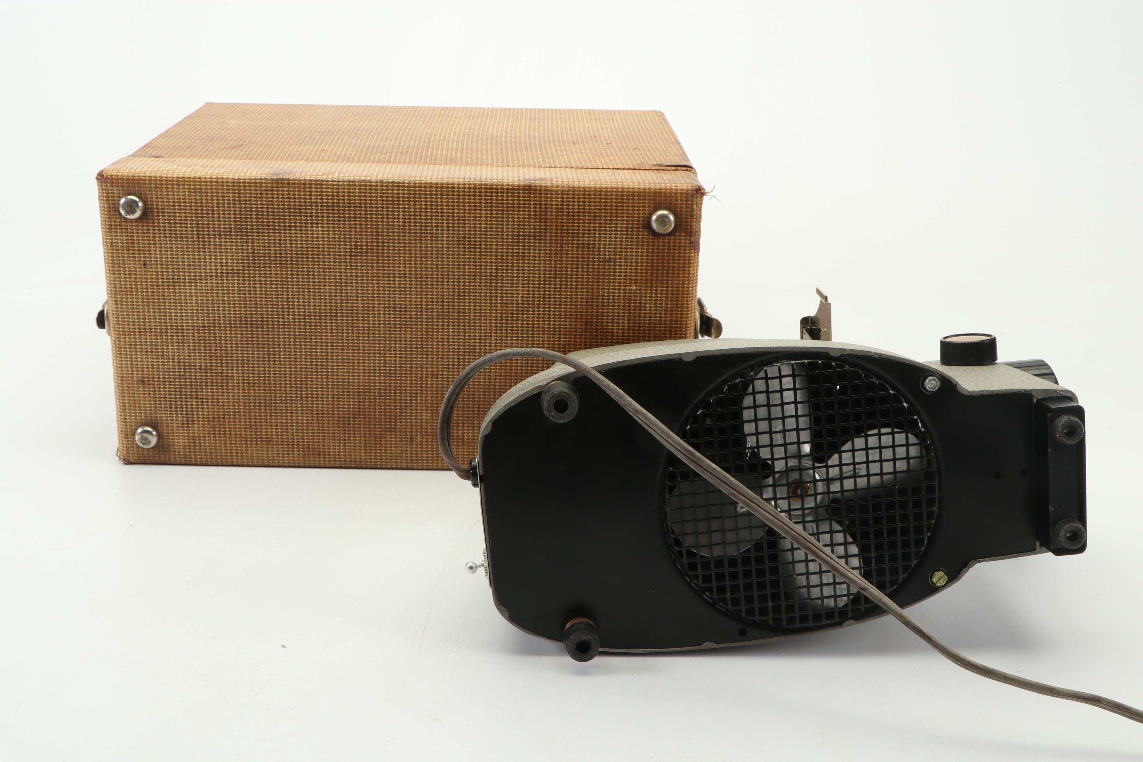 Mid-Century TDC Vivid Slide Projector with Kodak Stereo Transparencies