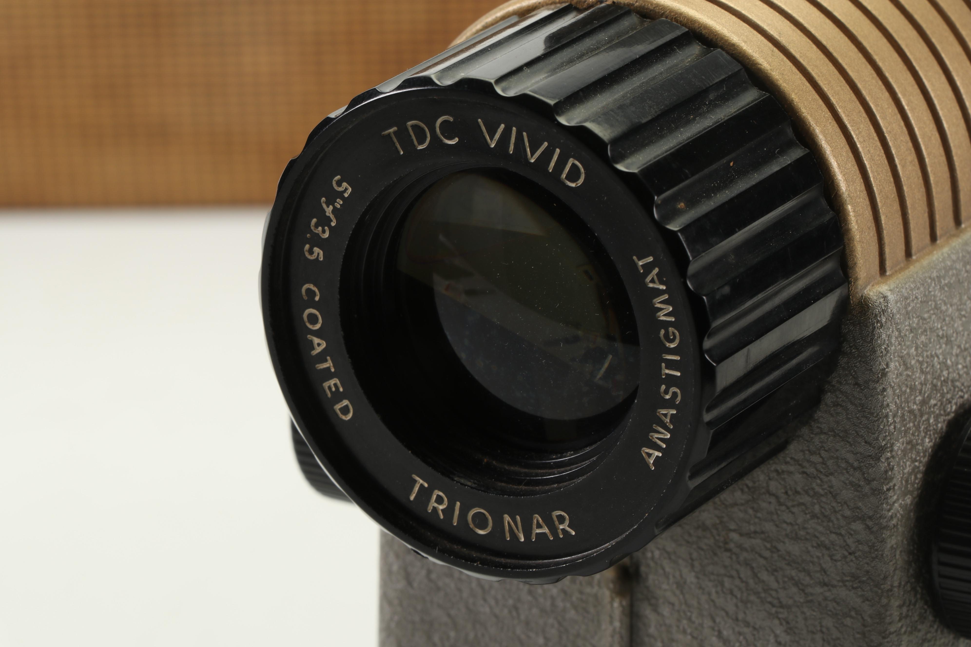 Mid-Century TDC Vivid Slide Projector with Kodak Stereo Transparencies