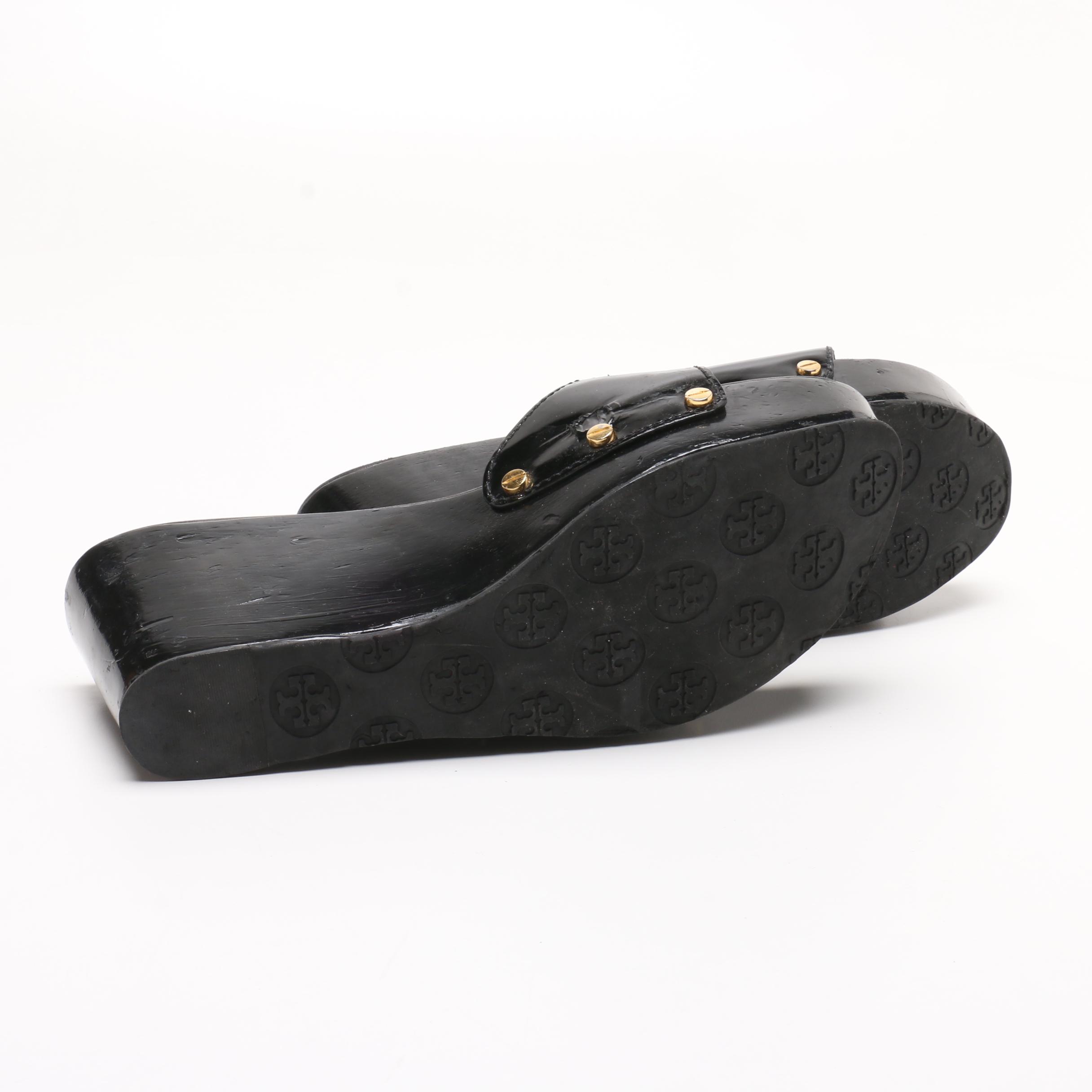 Tory Burch Platform Sandals and Report Signature Grommet Embellished Booties