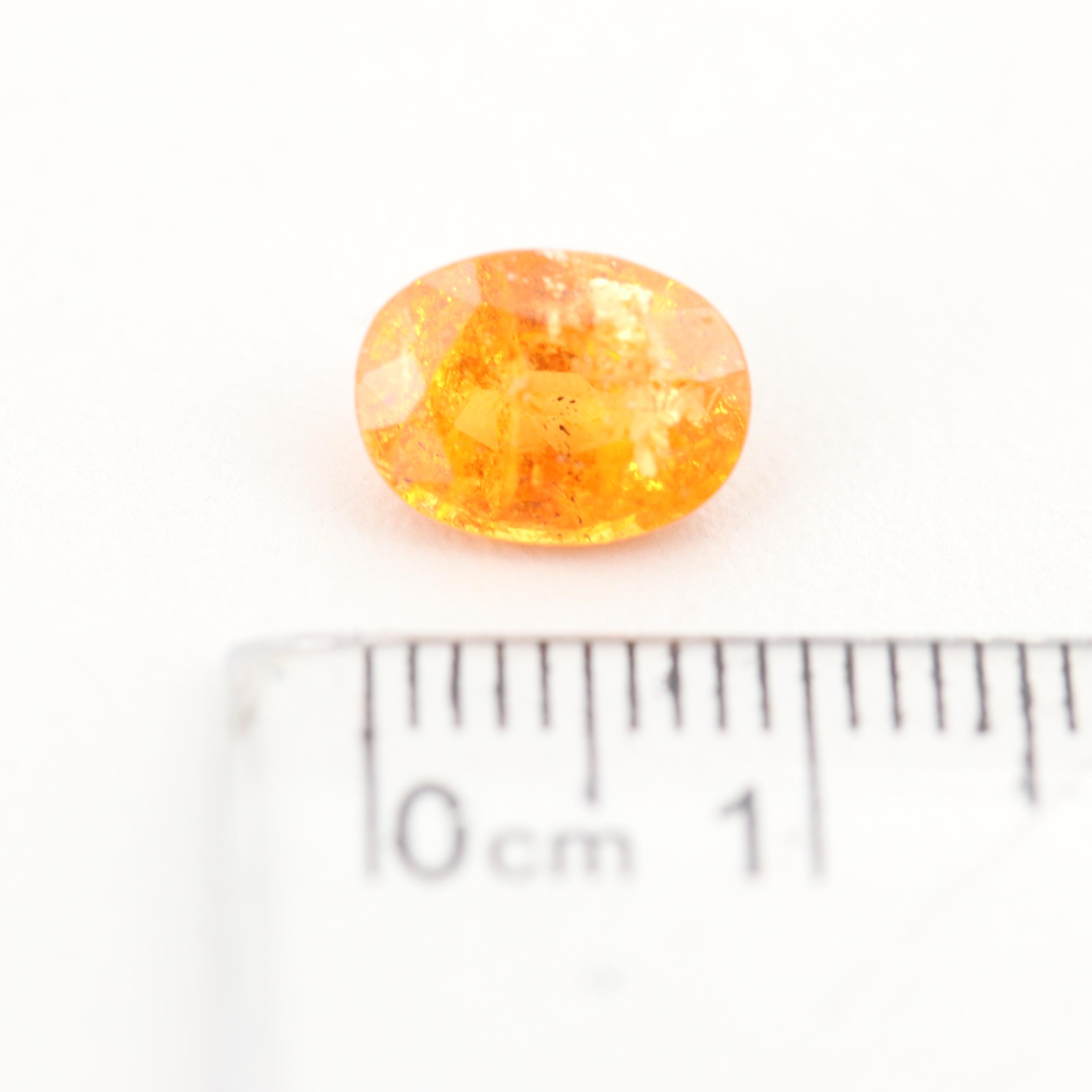Loose 2.53 CT Spessartine Garnet Gemstone