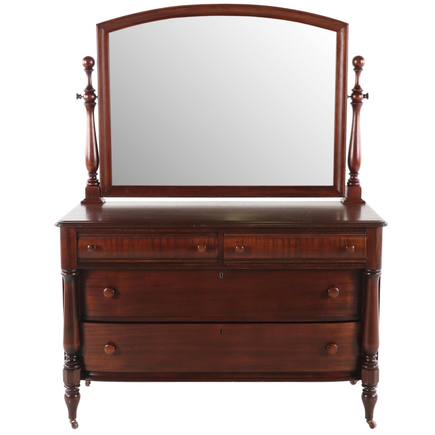 Transitional Mahogany Chest of Drawers, 1920s