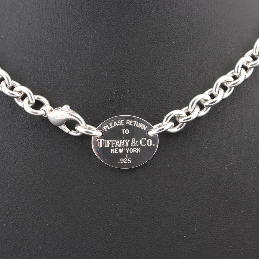 Tiffany & Co. Rolo Chain Necklace