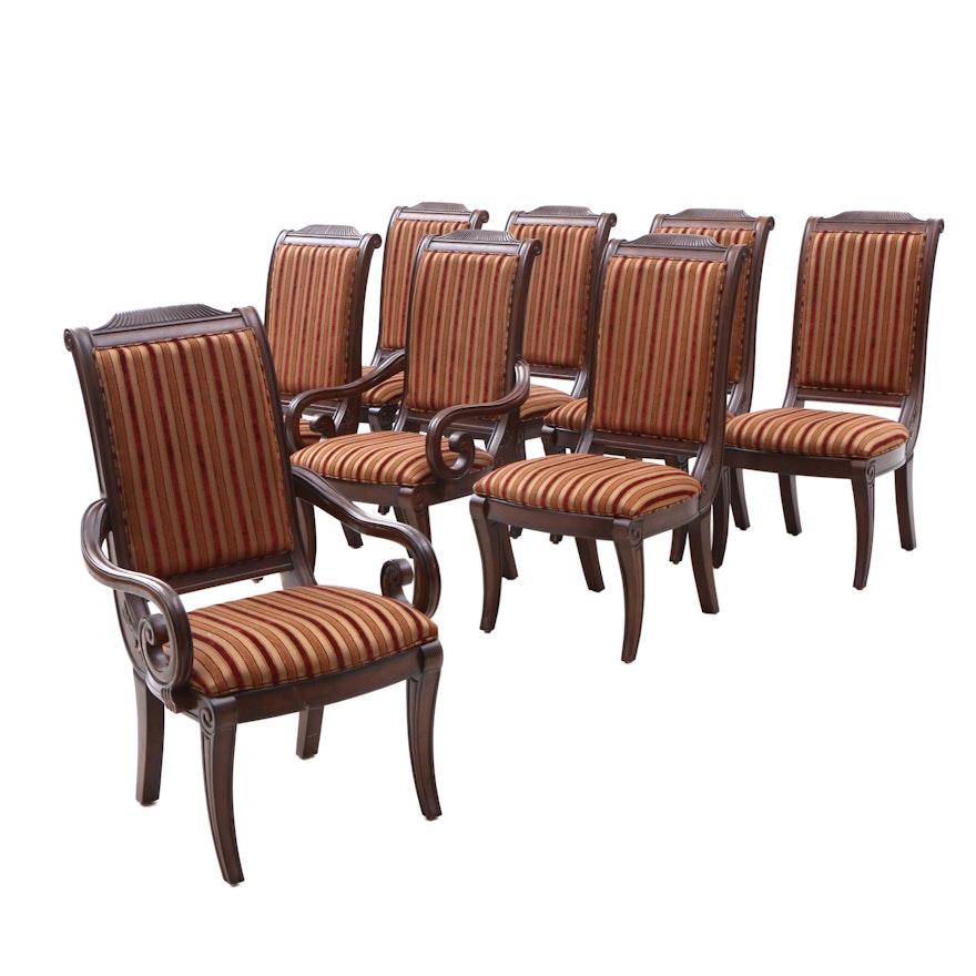 Empire Style Walnut Dining Chairs by Bernhardt Furniture