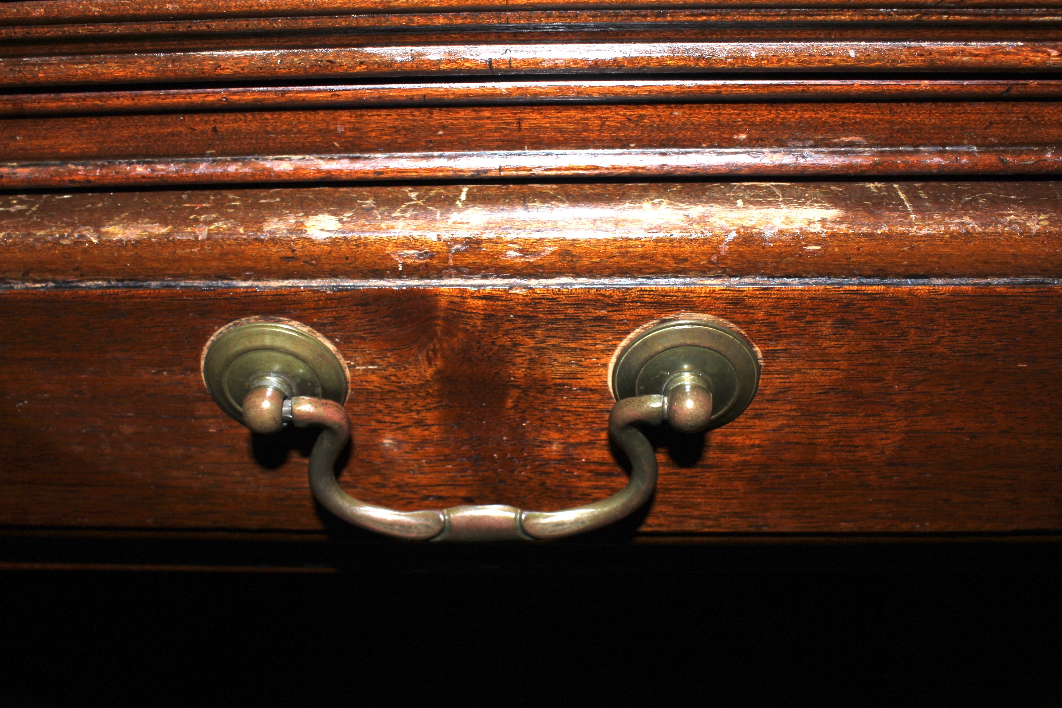 Chippendale Style Cherry Wood Writing Desk, Antique