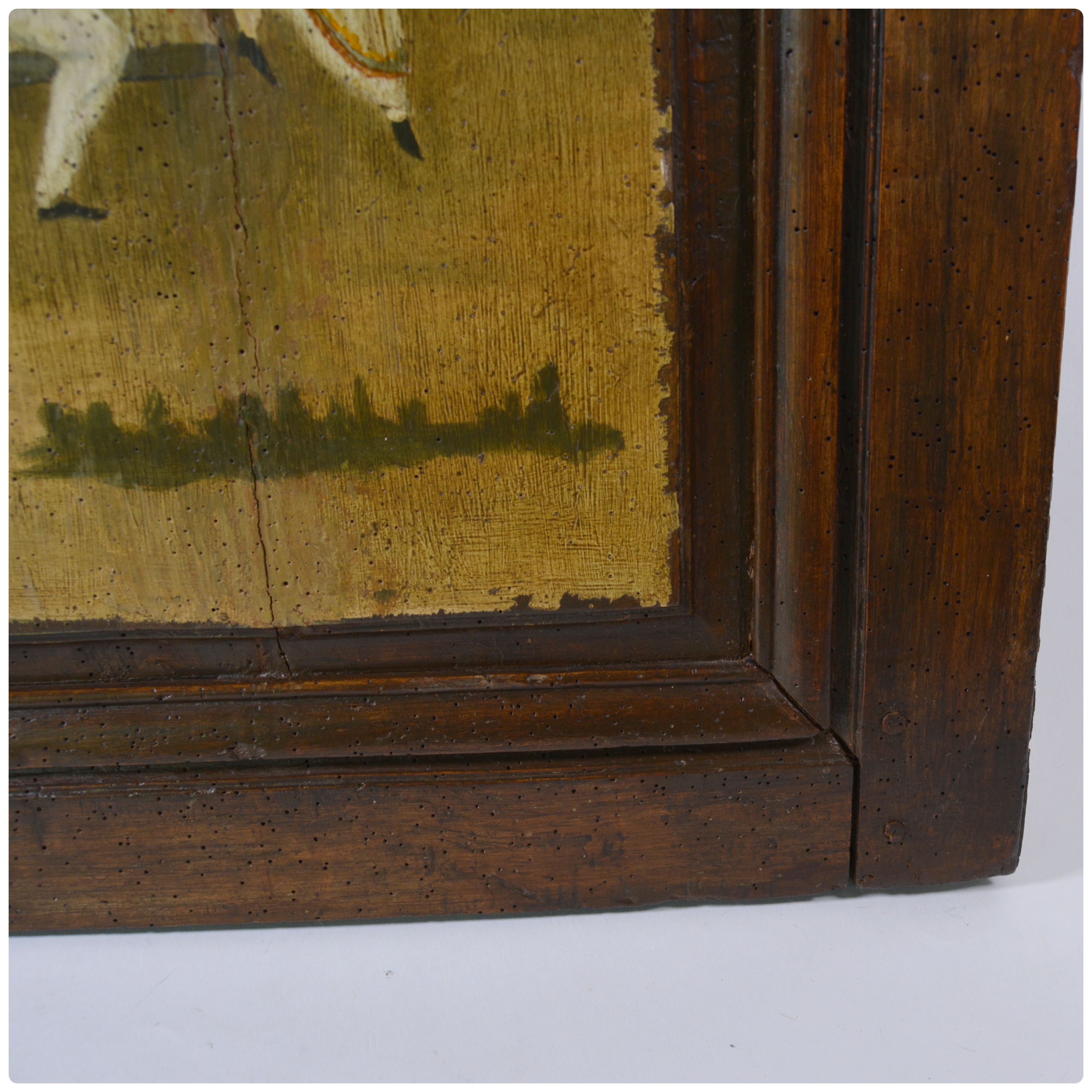 Hand-Painted Wood Panel