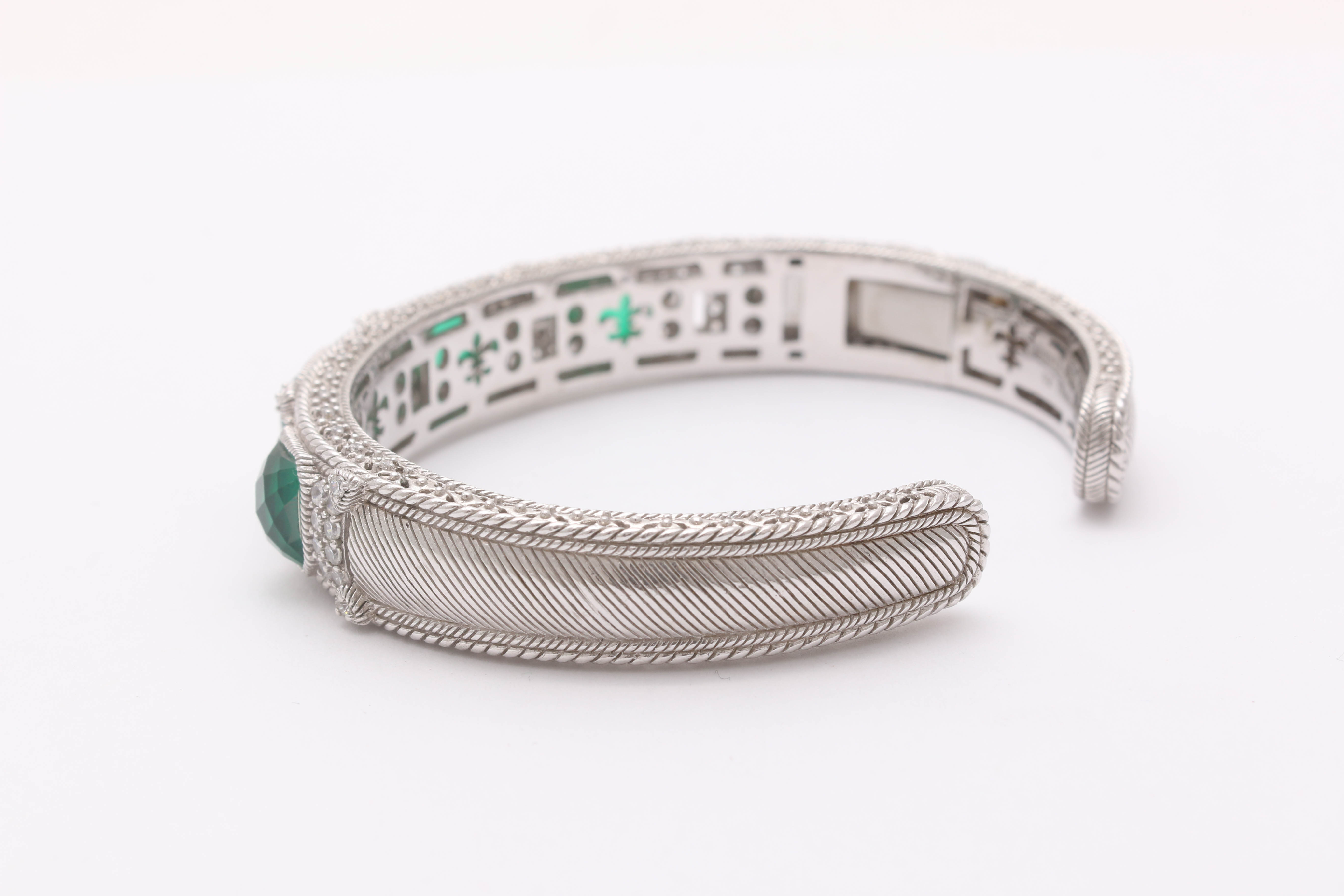 Judith Ripka Sterling Silver Cubic Zirconia Bracelet