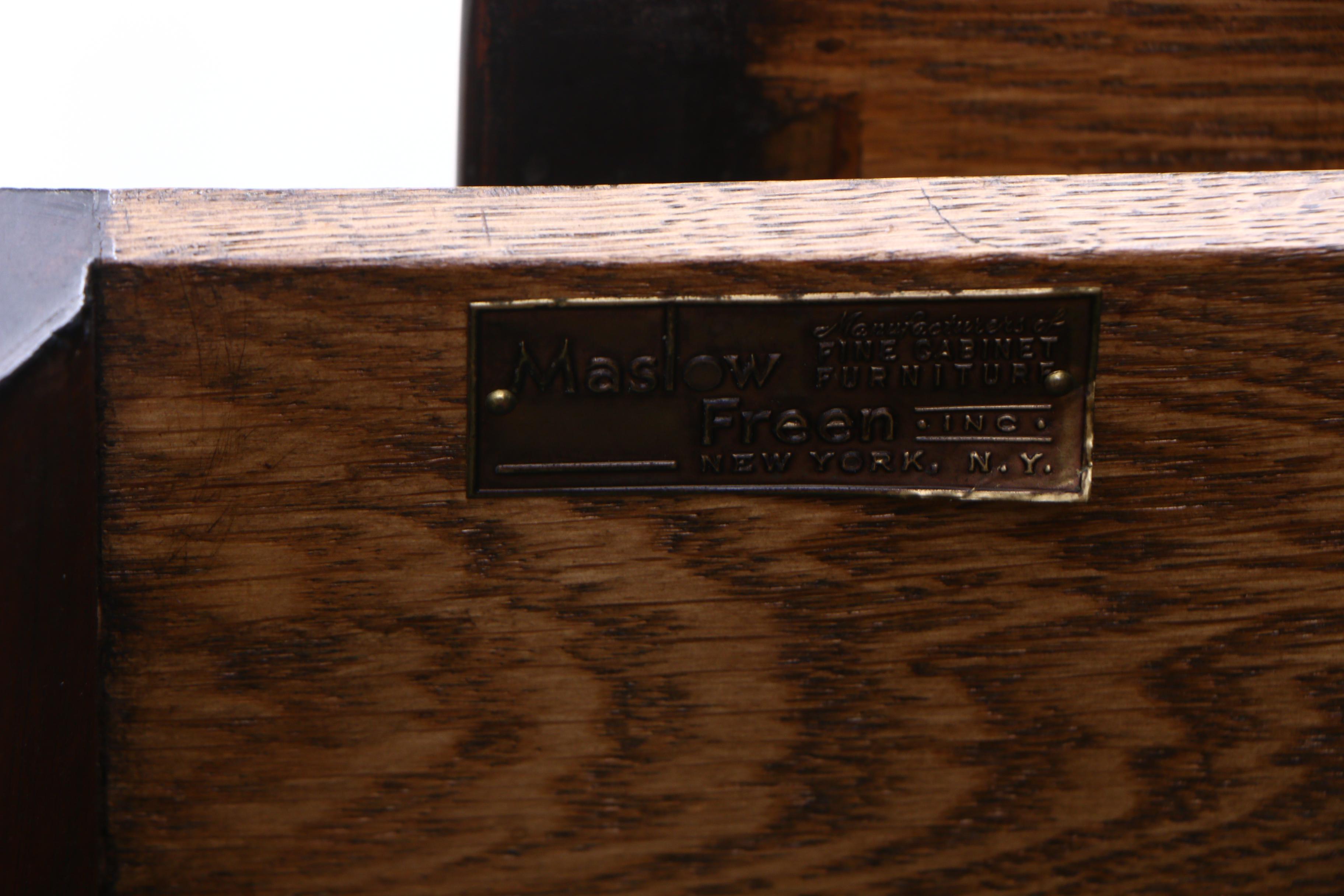 Maslow Freen Chinese Chippendale China Cabinet, 1940's