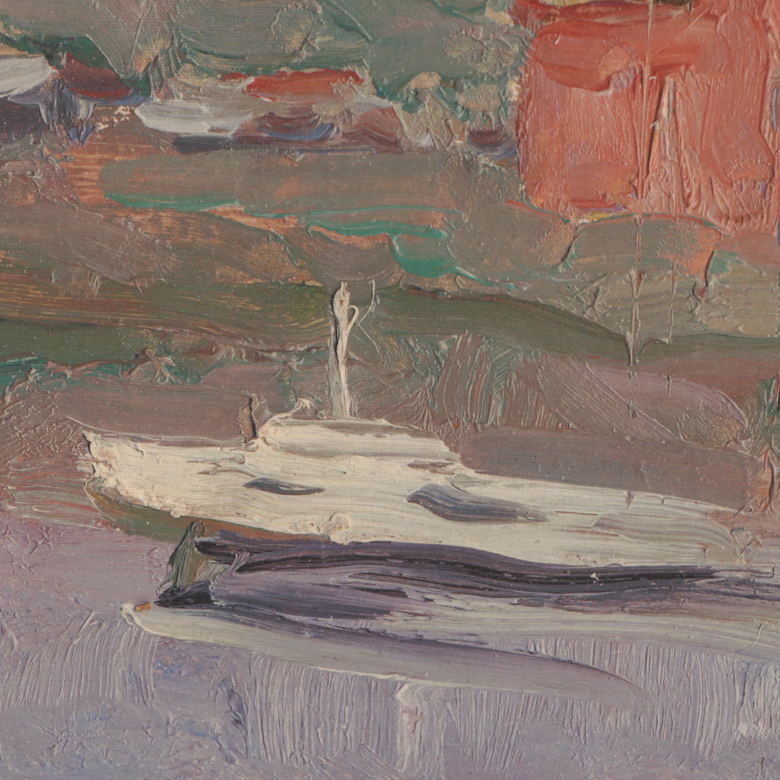 C. K. Landscape Oil Painting