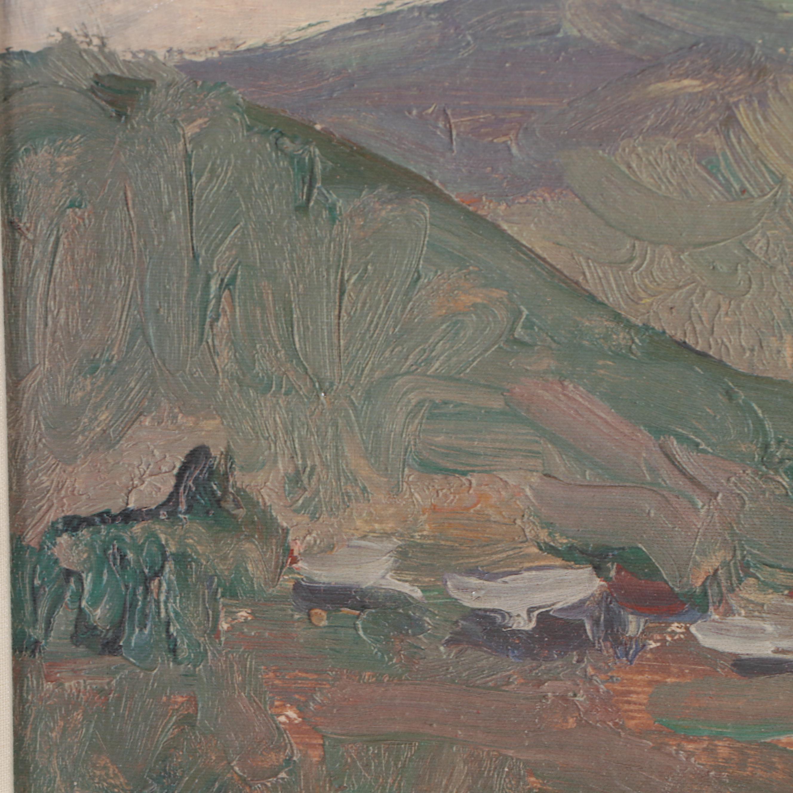 C. K. Landscape Oil Painting