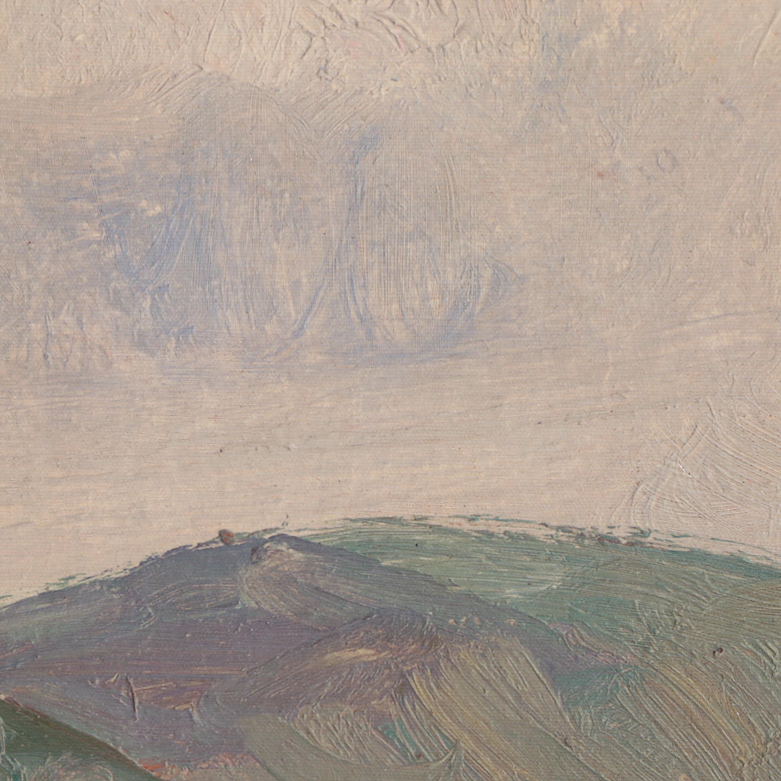 C. K. Landscape Oil Painting