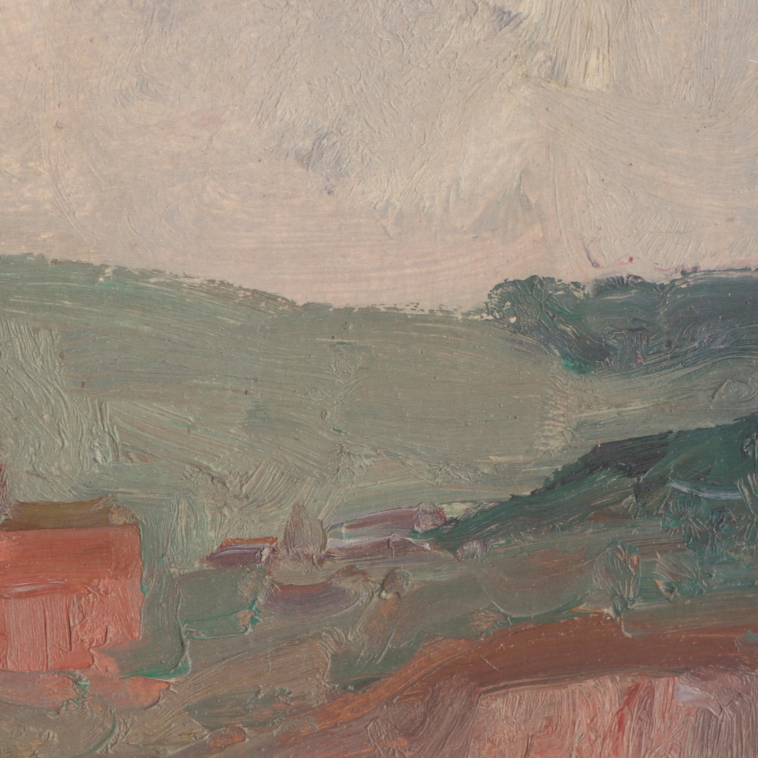 C. K. Landscape Oil Painting