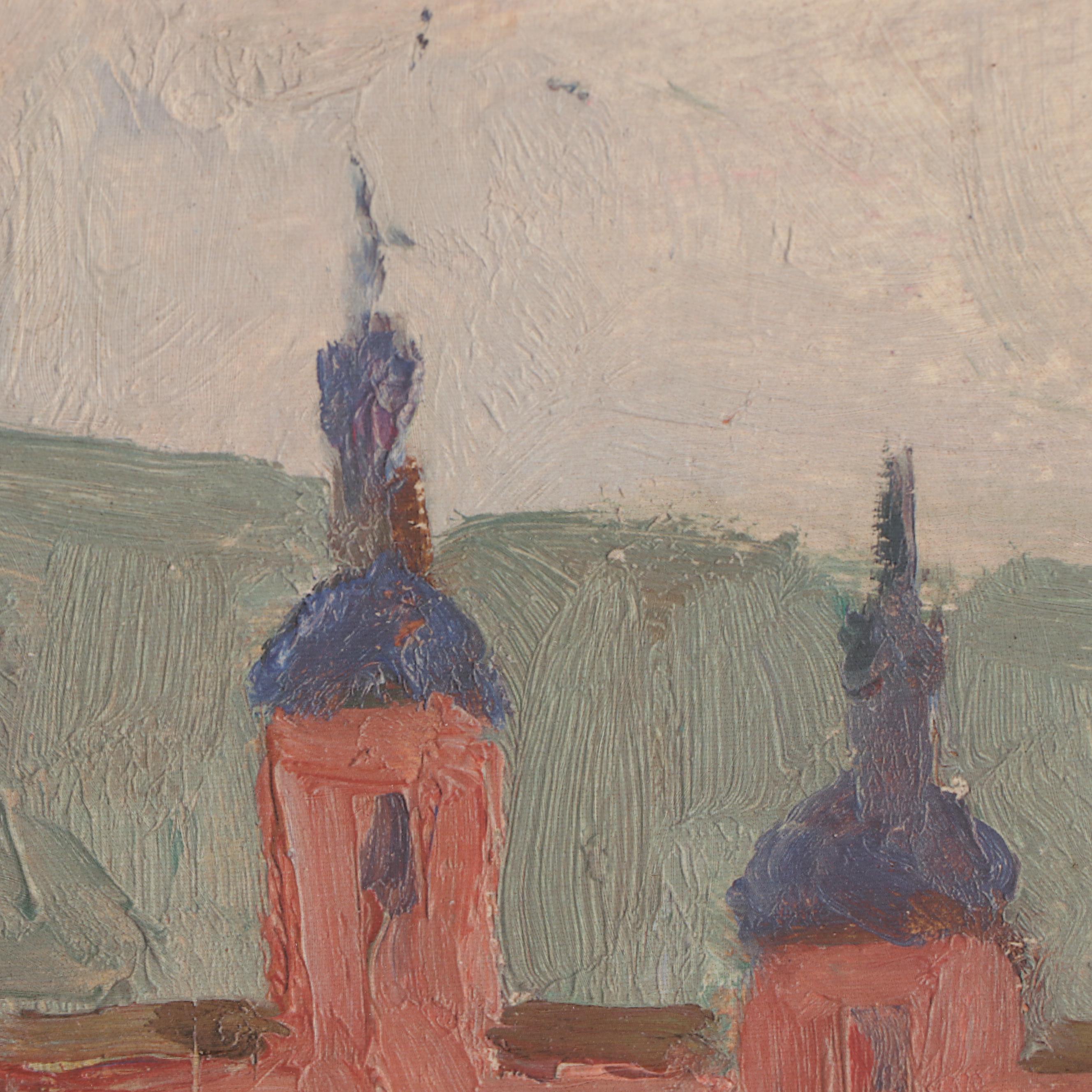 C. K. Landscape Oil Painting