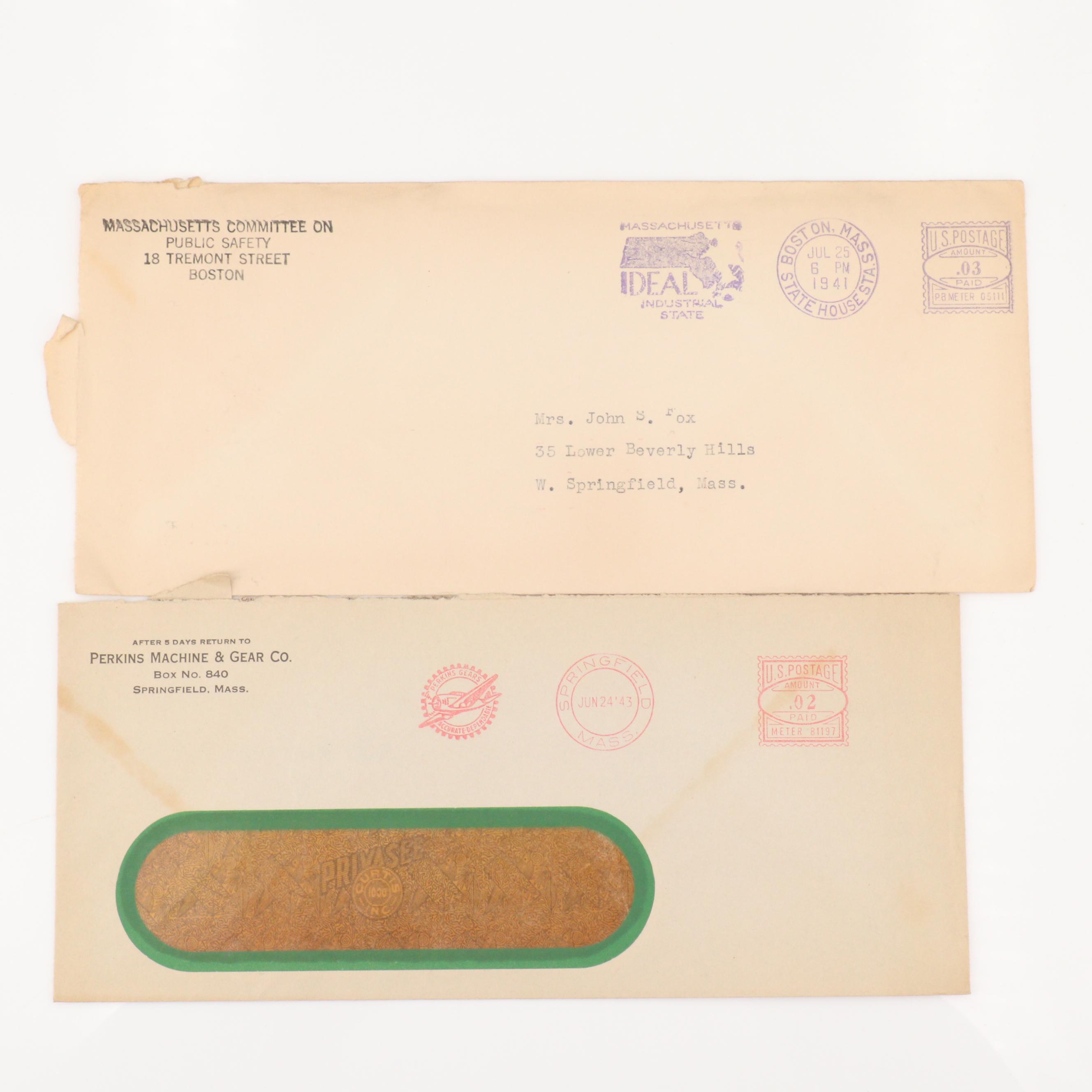 Large Assortment of Various Postal Envelope Cancellations