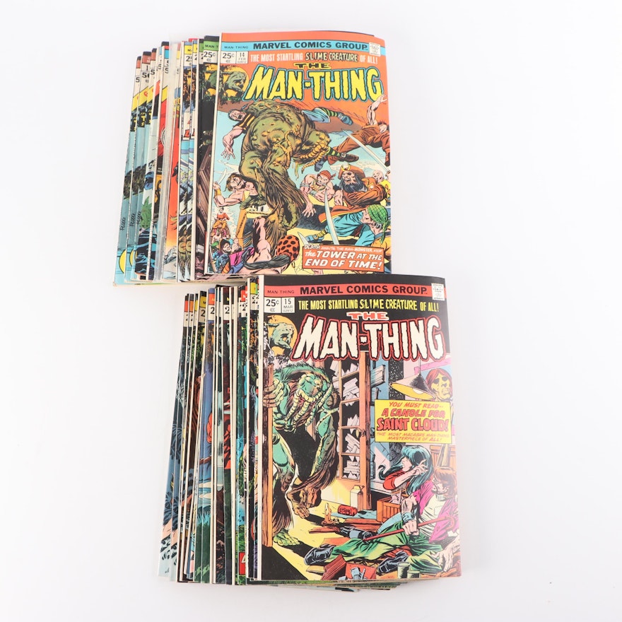 Bronze Aged " Giant-Size Man-Thing" Comic Books